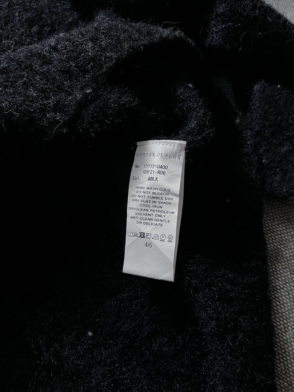 GOSTAR DE FUGA Archive Gostar De Fuga FATE Mohair Size US M / EU 48-50 / 2 - 6 Thumbnail