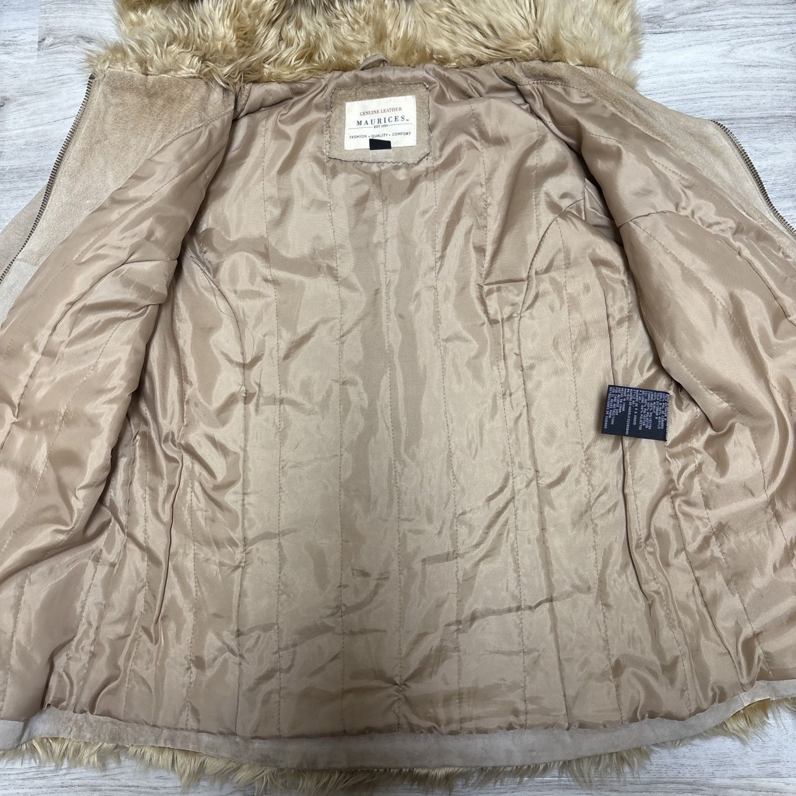 Other Vintage Penny Lane Hooded Coat Womens L Brown Embroidered Su Size L / US 10 / IT 46 - 5 Thumbnail