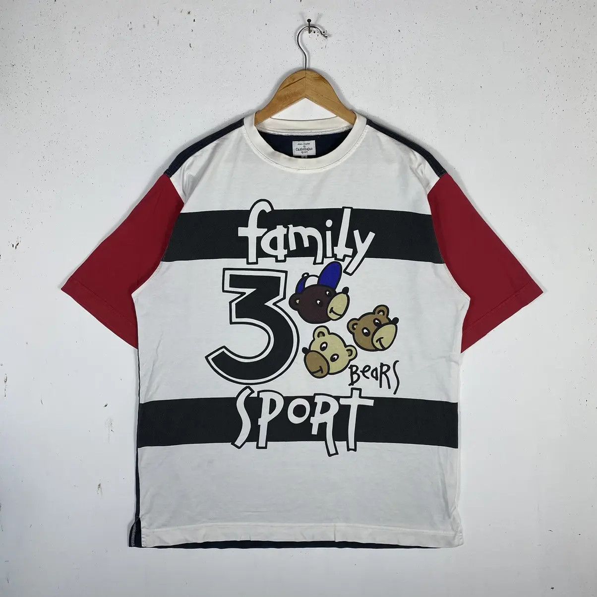 Designer VINTAGE 90's JEAN CHARLES DE CASTELBAJAC SPORT TEE Size US XL / EU 56 / 4 - 2 Thumbnail