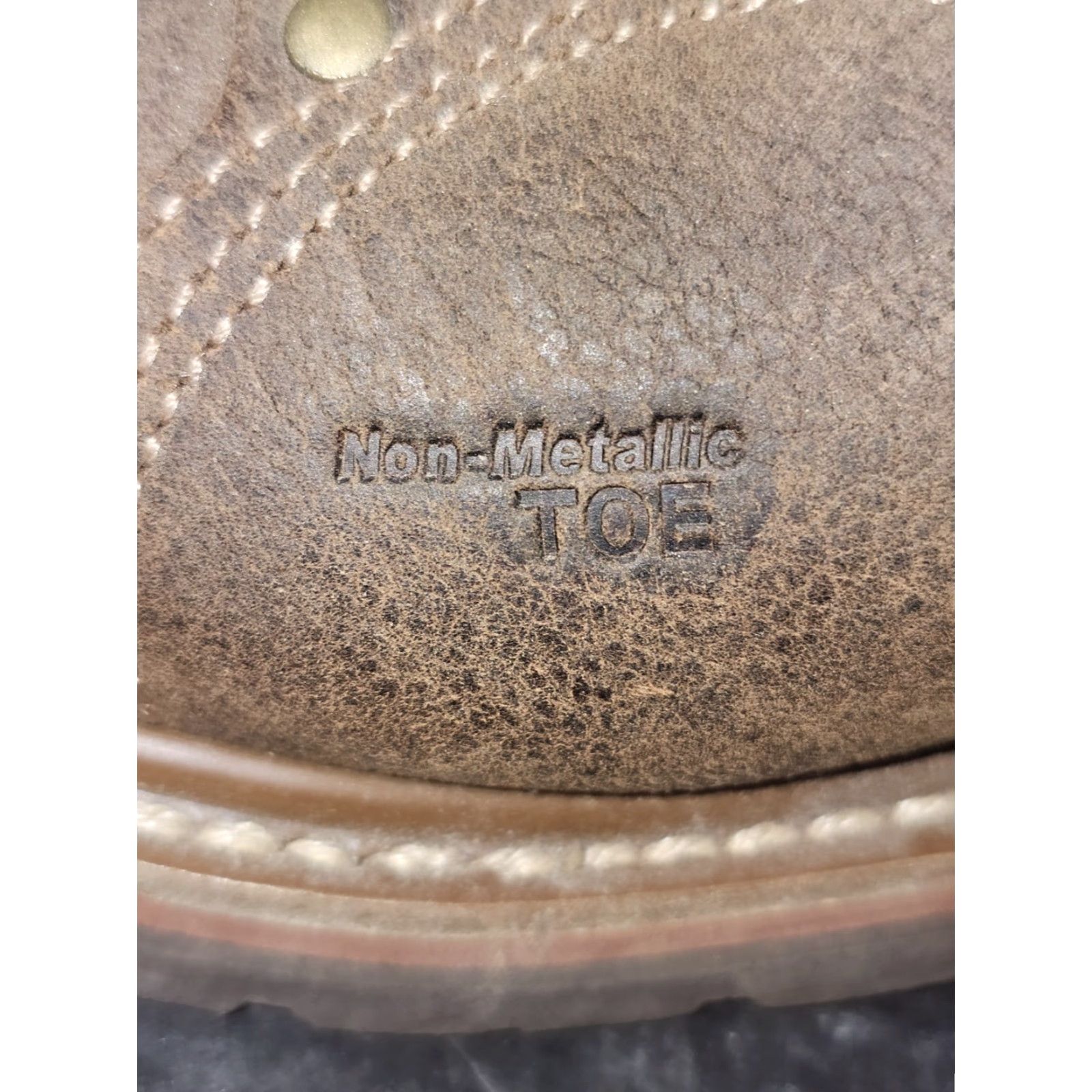Vintage Carolina CA1904 Linesman Boots Brown Leather Waterproof Composite Toe Men Sz 12D Size US 11 / EU 44 - 5 Thumbnail