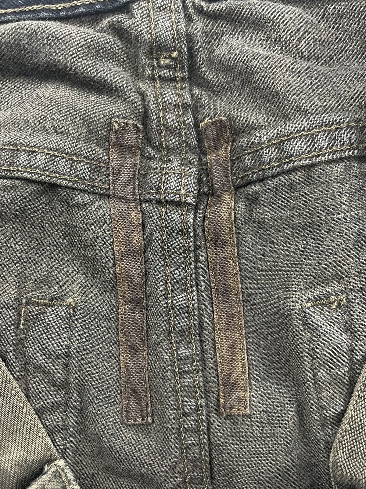 Rick Owens Rick Owens S/S'16 Degrade Hustler Torrence Cropped Denim Size US 31 - 6 Thumbnail