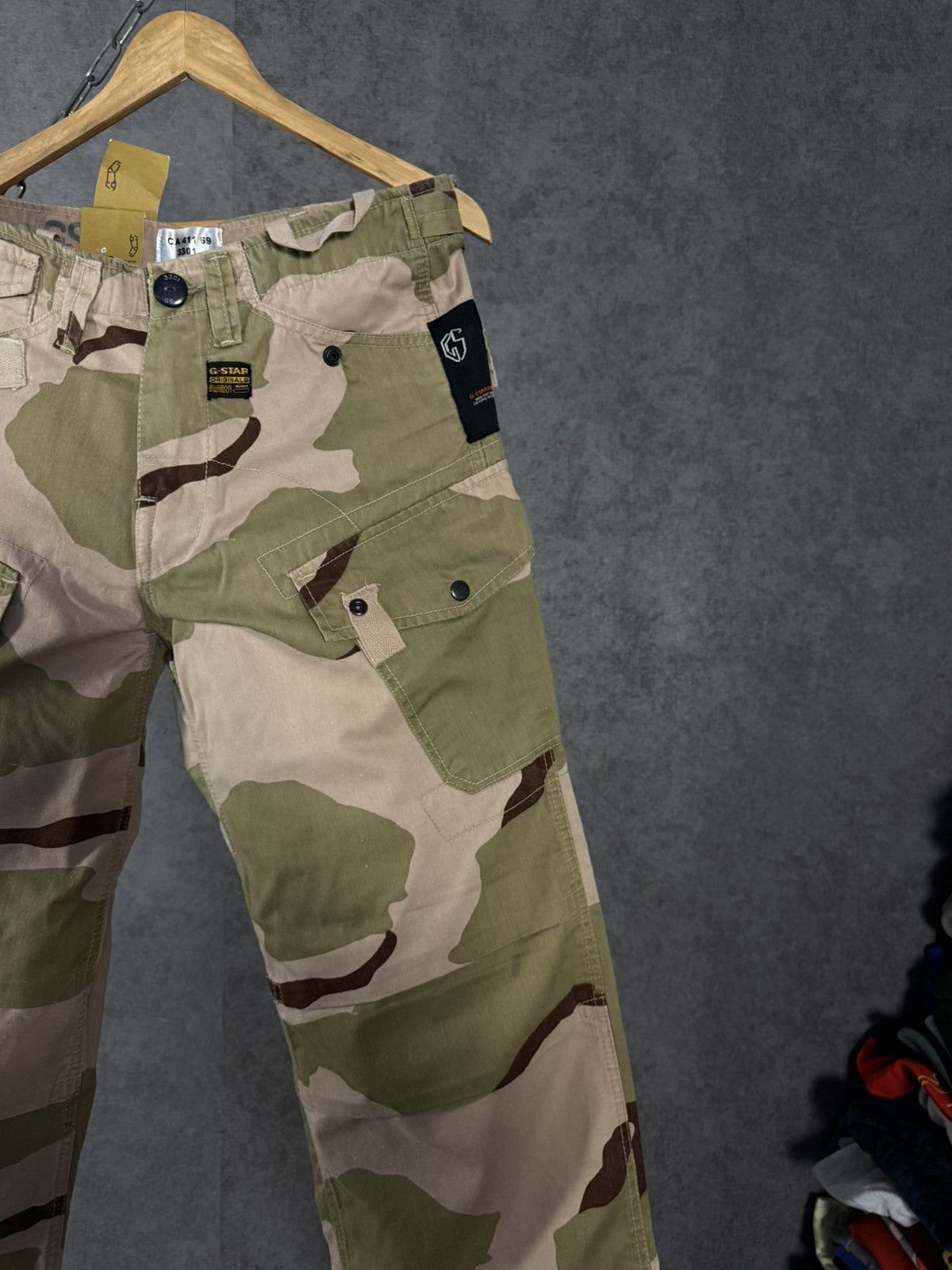 G-Star G Star camo designer vintage cargo pants Size US 30 / EU 46 - 2 Thumbnail