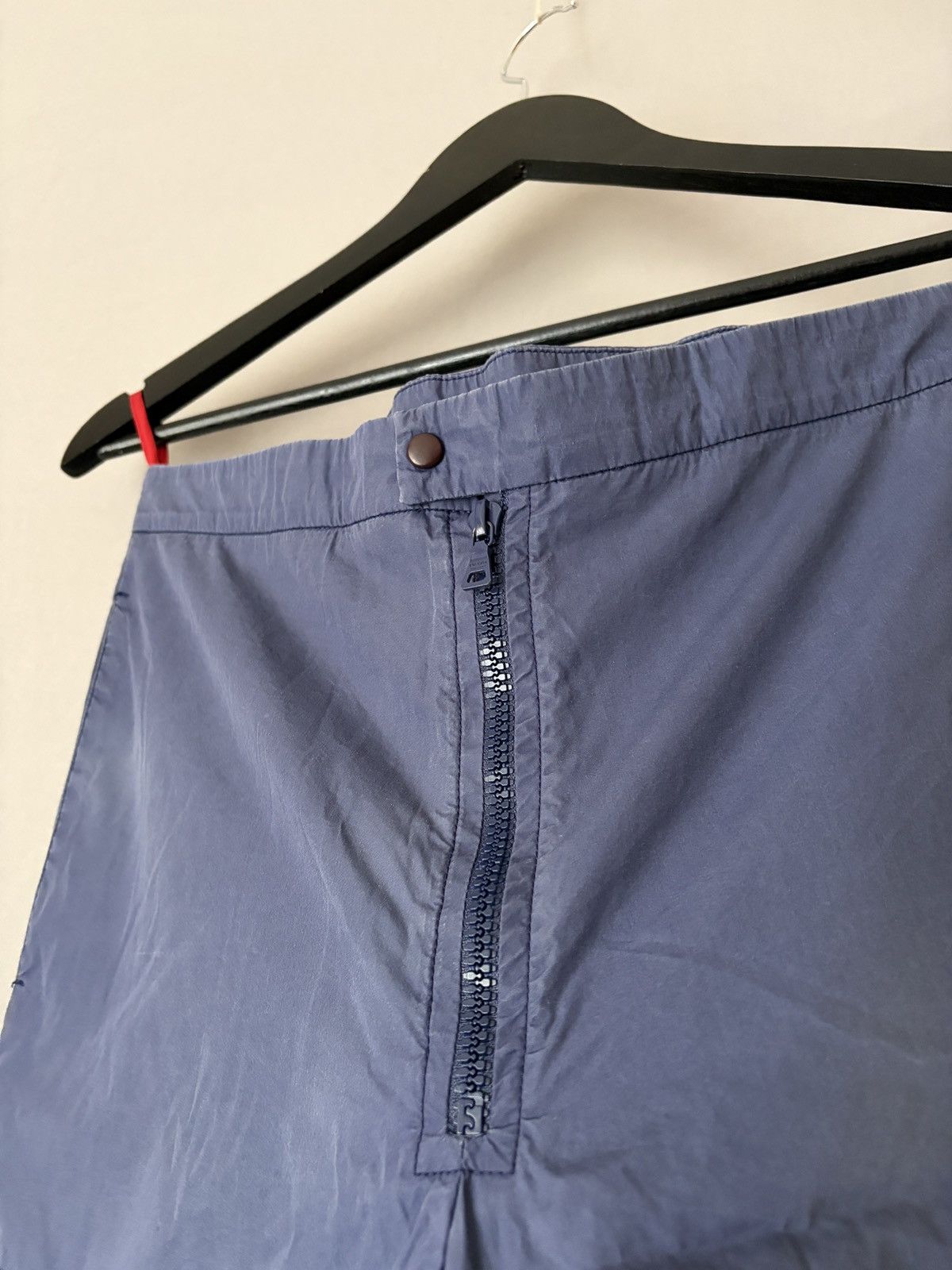 Prada Prada Vintage Blue Nylon Light Cargo Shorts Size US 30 / EU 46 - 4 Thumbnail