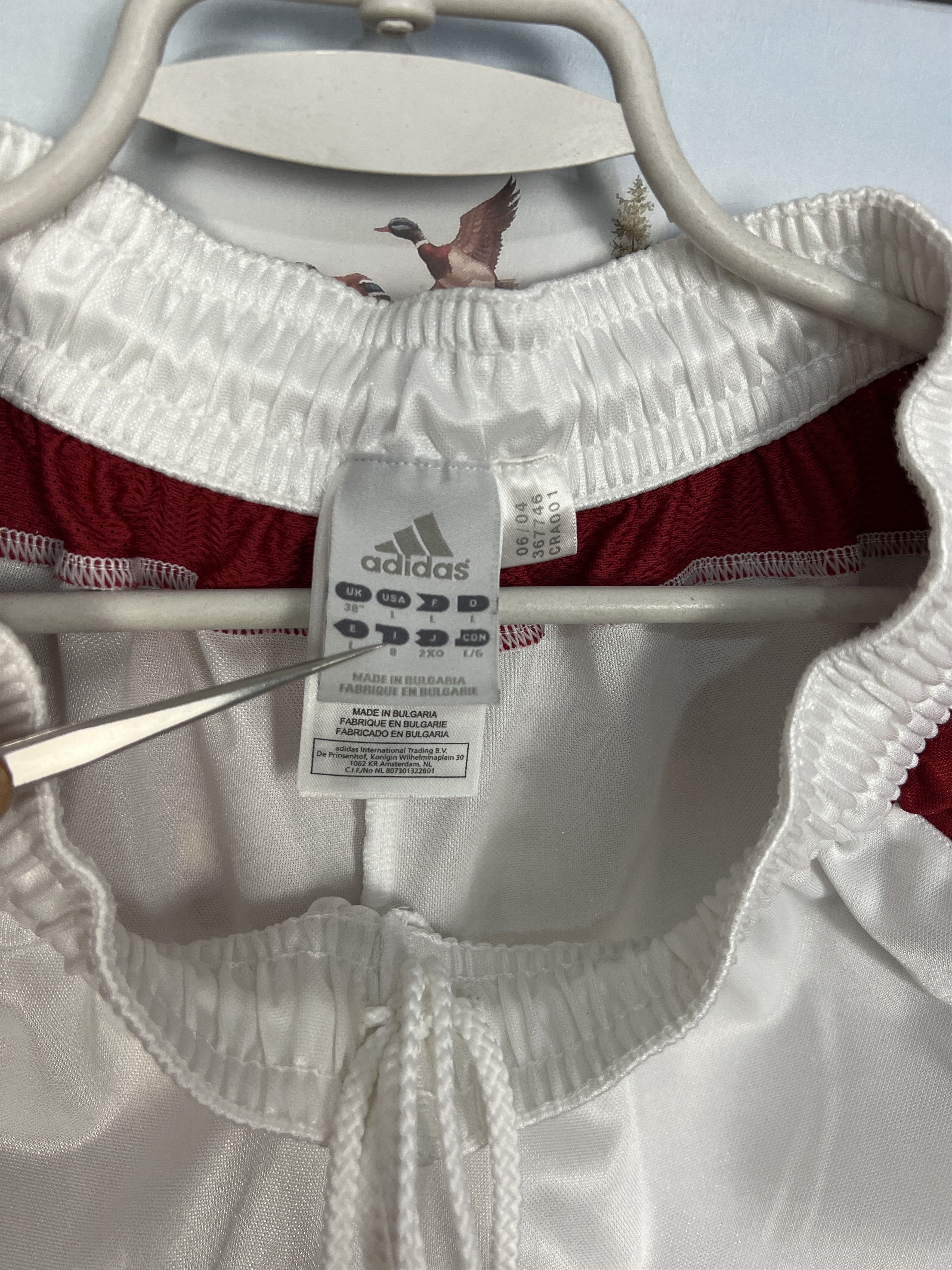Adidas Vintage Adidas Denmark Football Shorts Soccer National Team Size US 34 / EU 50 - 7 Thumbnail