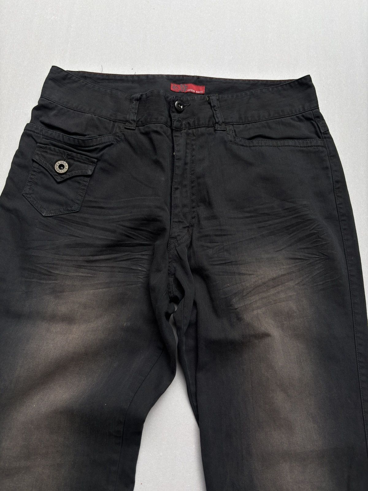 Japanese Brand 291295 lace-up flare pants Size US 28 / EU 44 - 2 Thumbnail