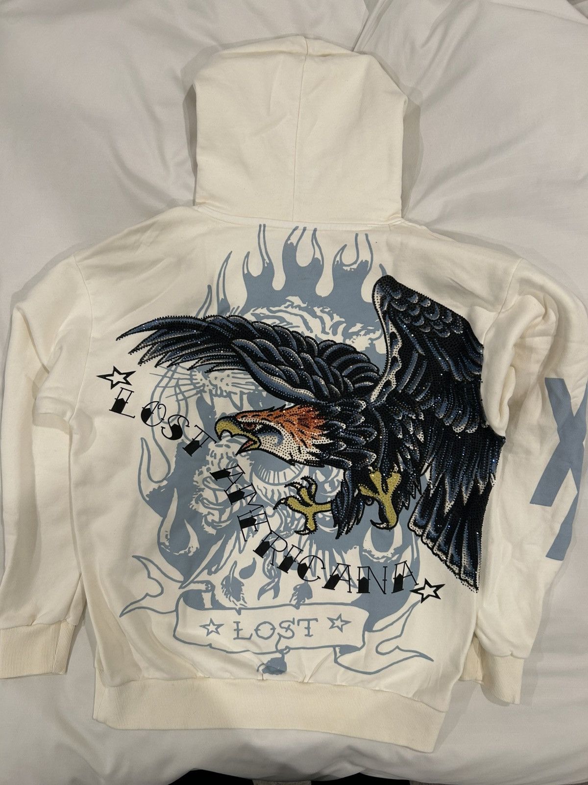 Ed Hardy Ed Hardy MGK Eagle Zip Hoodie Sweatshirt Y2K ComplexCon Size US L / EU 52-54 / 3 - 9 Thumbnail