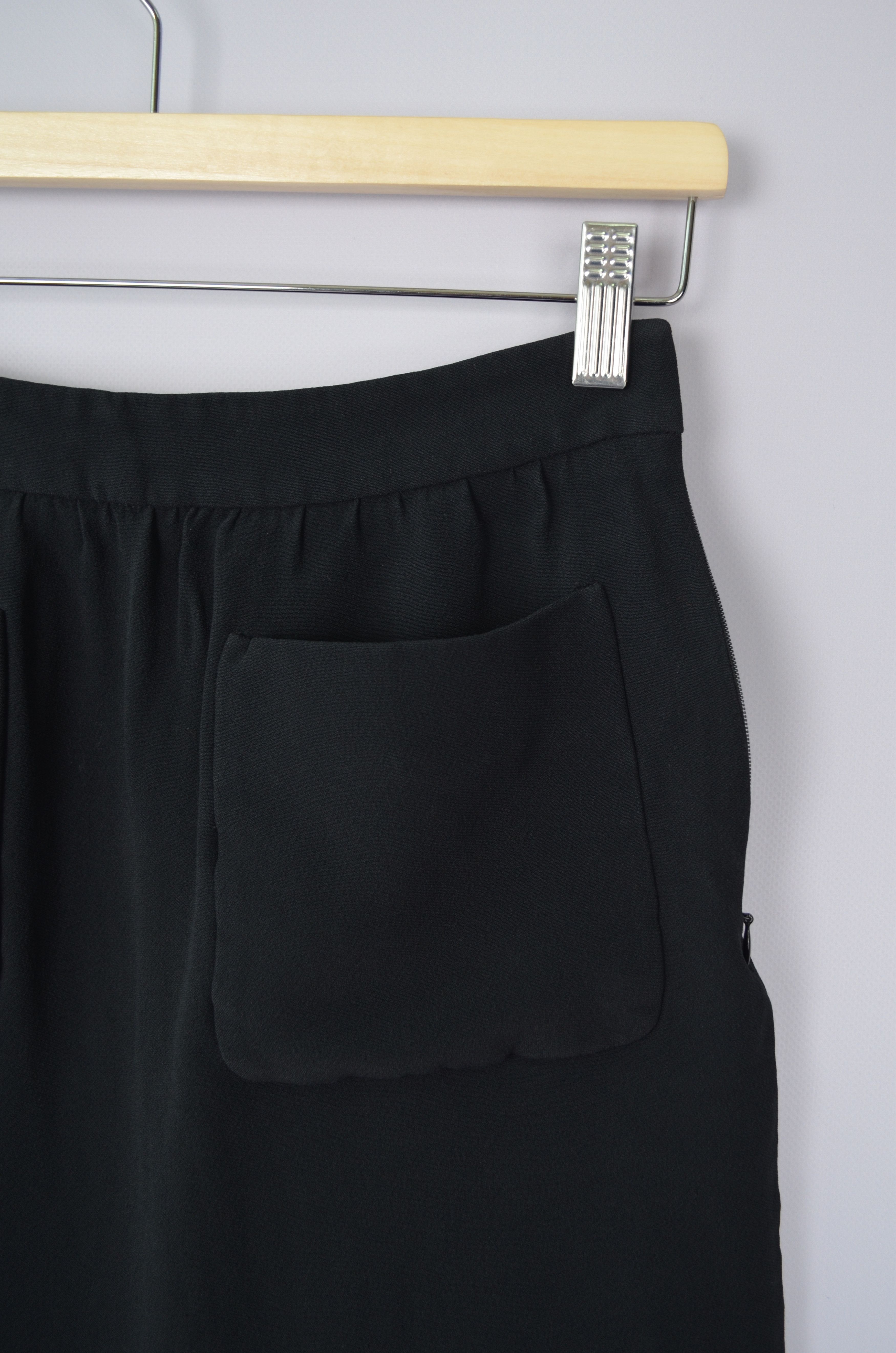 Miu Miu × Prada Miu Miu Prada Dark Navy Skirt Acetate Viscose Size IT40 Size 30" / US 8 / IT 44 - 12 Thumbnail