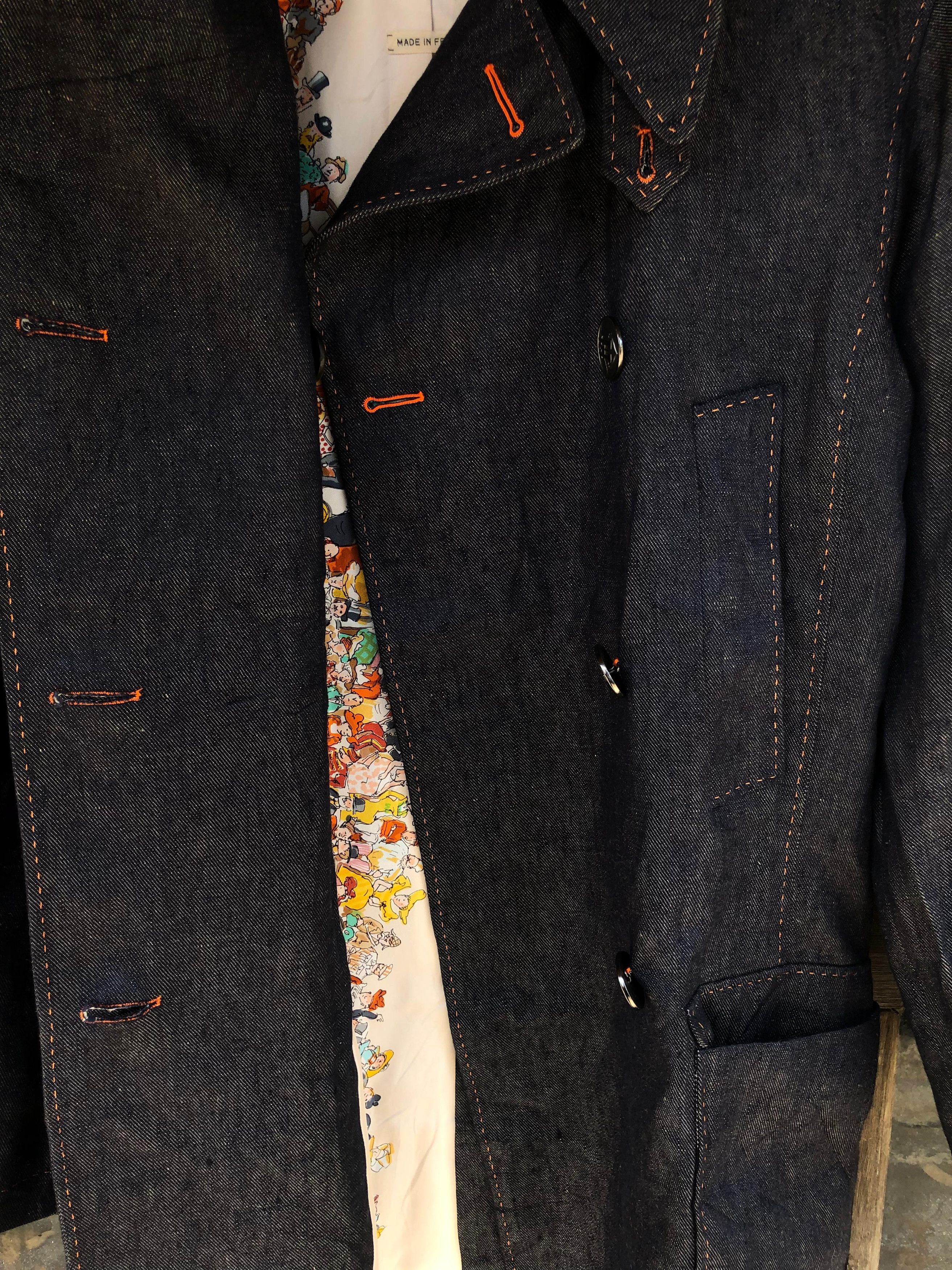 Hermes Hermes Coat Denim Martin Margiela Size US M / EU 48-50 / 2 - 8 Thumbnail