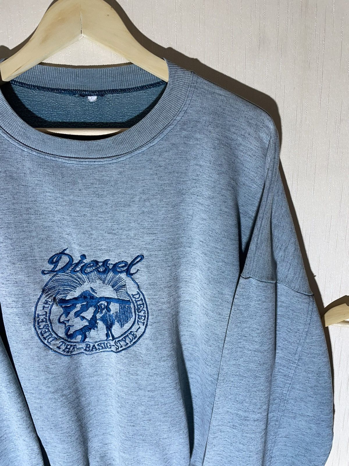Diesel × Vintage Diesel vintage sweatshirt 90s Size US XL / EU 56 / 4 - 2 Thumbnail