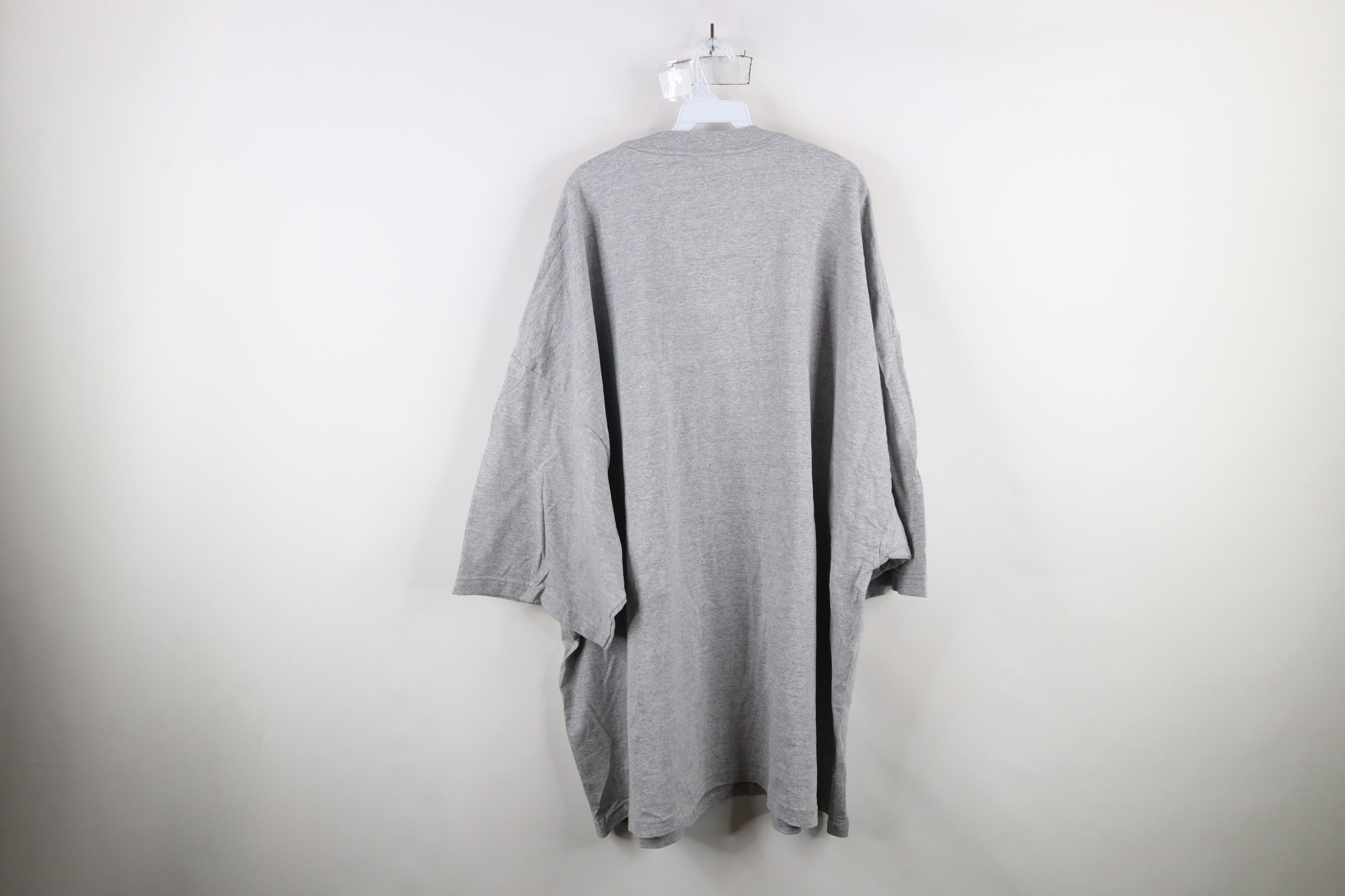 Vintage Vintage 90s Streetwear Short Sleeve T-Shirt Heather Gray Size US XXL / EU 58 / 5 - 8 Thumbnail