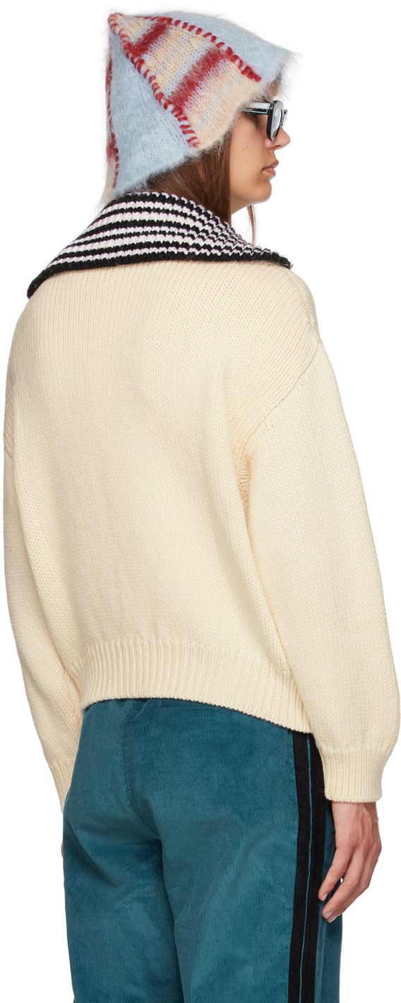 Marni o1y0225 Mock Neck Sweater in Ivory Size US M / EU 48-50 / 2 - 3 Thumbnail