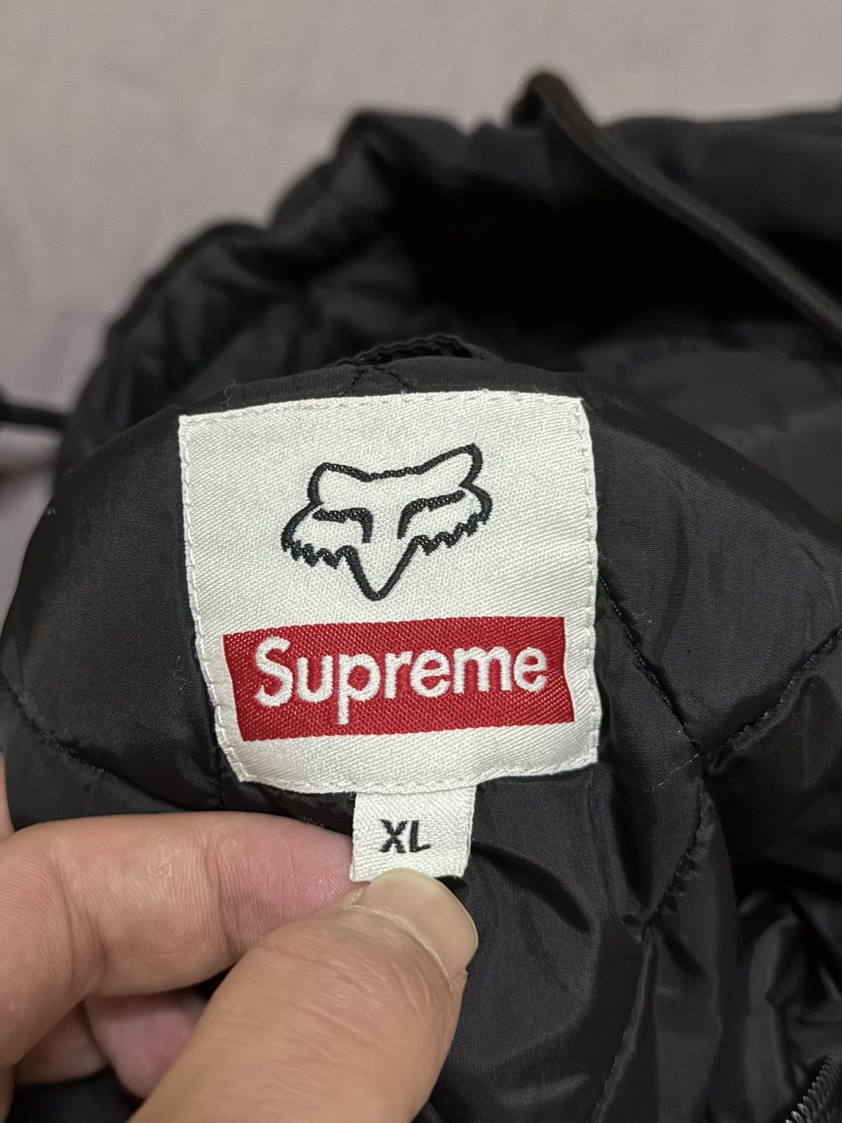 Honda × Supreme Supreme Honda fox racing puffy zip up jacket Size US XL / EU 56 / 4 - 6 Thumbnail