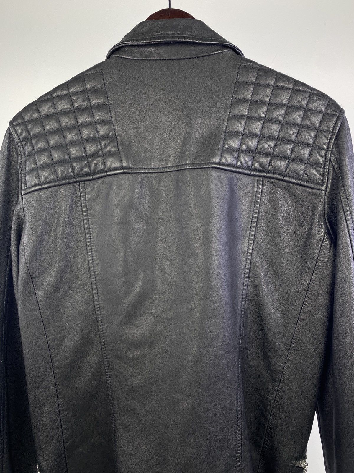Allsaints AllSaints Rowley Leather Biker Jacket Size US XS / EU 42 / 0 - 11 Thumbnail