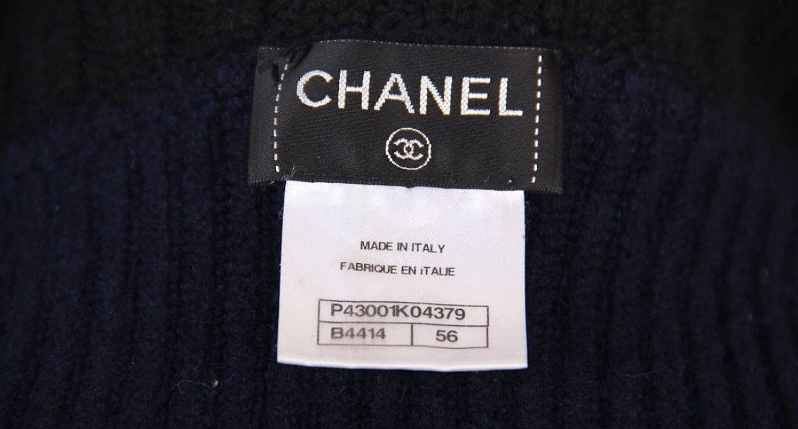 Chanel Chanel Assymetric Zip-Up Cashmere Cardigan Sweater Size US XL / EU 56 / 4 - 4 Thumbnail