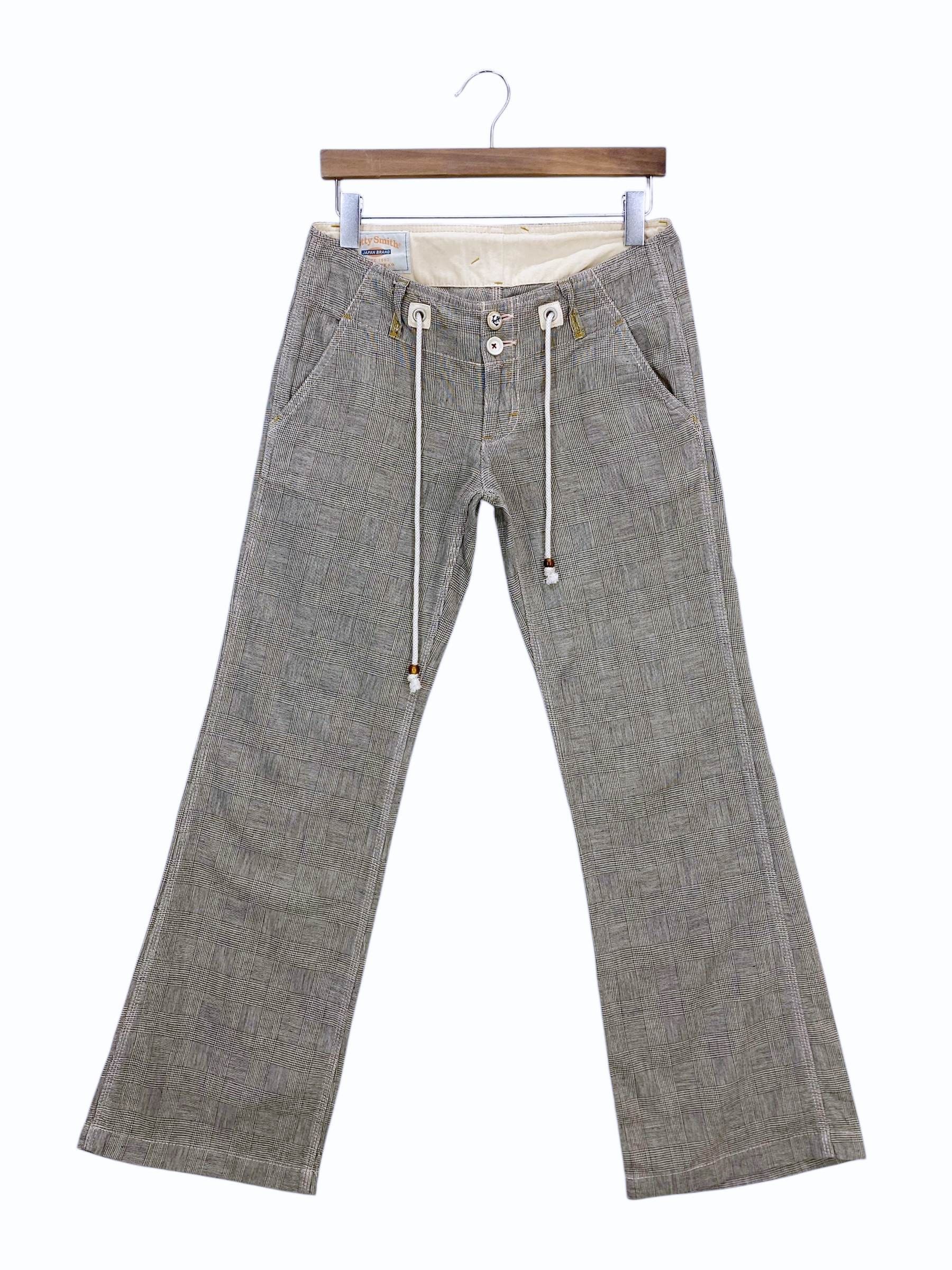 Japanese Brand Betty Smith Check Pants Buckle Back Pants Size 27" / US 4 / IT 40 - 2 Thumbnail