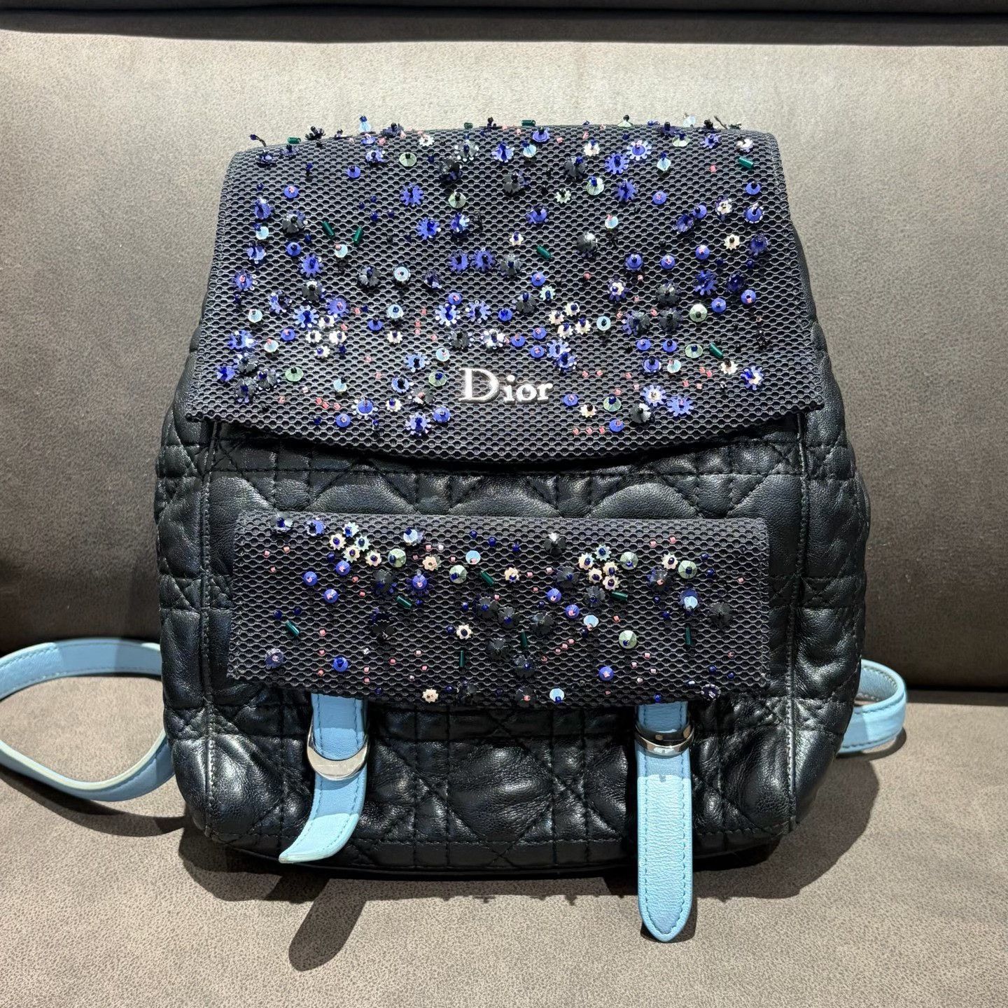 Dior Dior Star Studded Quilted Backpack Size ONE SIZE - 1 Thumbnail