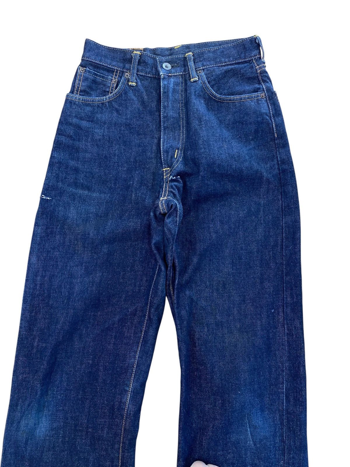 Edwin Vintage Edwin Selvedge Blue Wash Style Loose Jeans Size US 26 / EU 42 - 2 Thumbnail