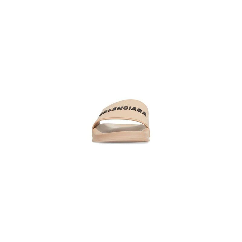 Balenciaga o1srvl11e0825 Size: 32 / KIDS - Pool Slide Sandals in Beige Size US 5 / EU 37 - 3 Thumbnail