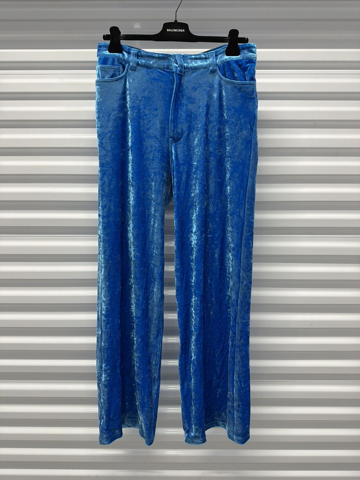 Balenciaga Balenciaga Crushed Velvet Pants Winter22 Size US 31 - 1 Thumbnail