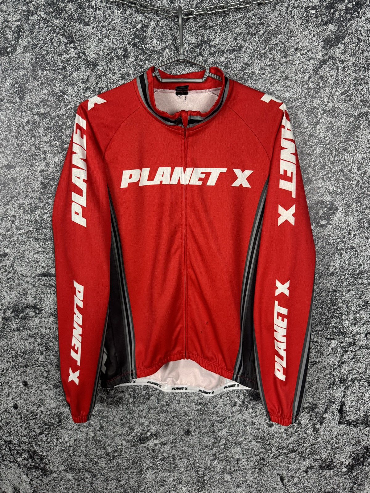 Vintage Planet X Cycling Long Sleeve Jersey Bike Shirt Size L Size US L / EU 52-54 / 3 - 2 Thumbnail