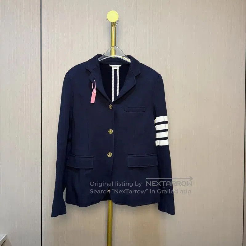 Thom Browne Thom Browne Navy Wool Women's Jacket . Size XXS / US 00 / IT 34 - 1 Thumbnail