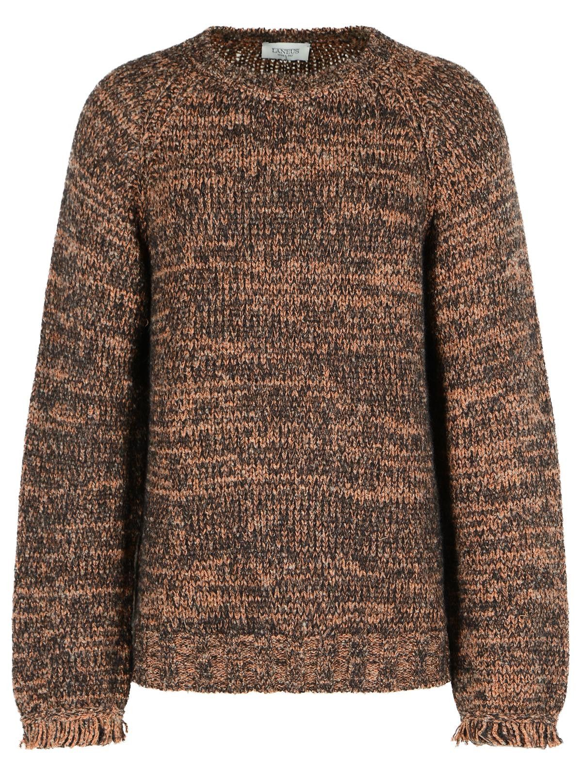 Laneus LANEUS Multi Alpaca Blend Sweater Size US L / EU 52-54 / 3 - 1 Thumbnail