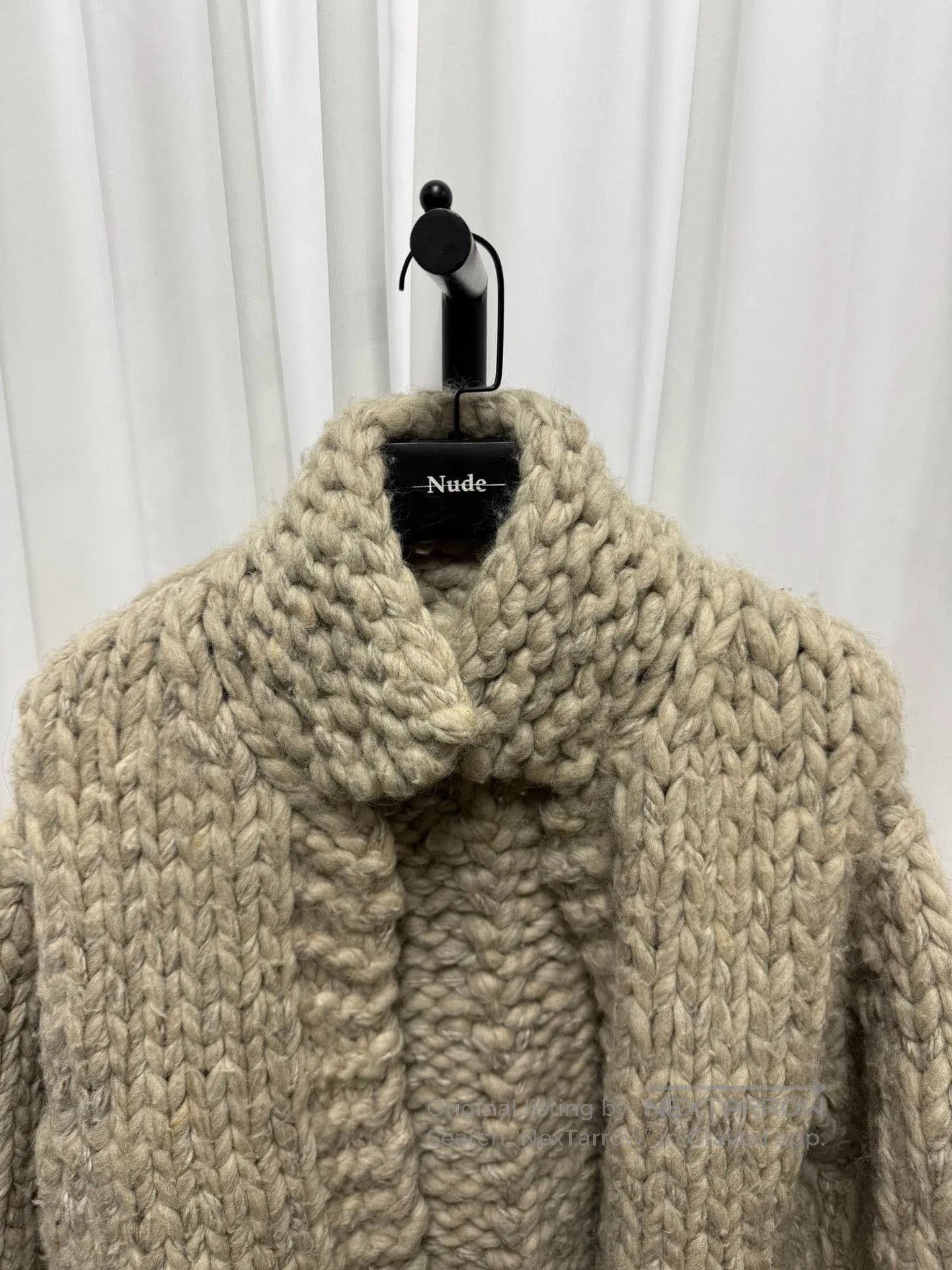 Other Yohji Yamamoto Thick Knit Sweater Coat. Size US L / EU 52-54 / 3 - 4 Thumbnail