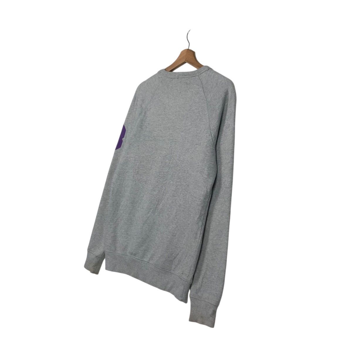 Japanese Brand 📌Rich Grey Vintage Sweatshirt Dalston Big Logo Spell Out Size US S / EU 44-46 / 1 - 11 Thumbnail
