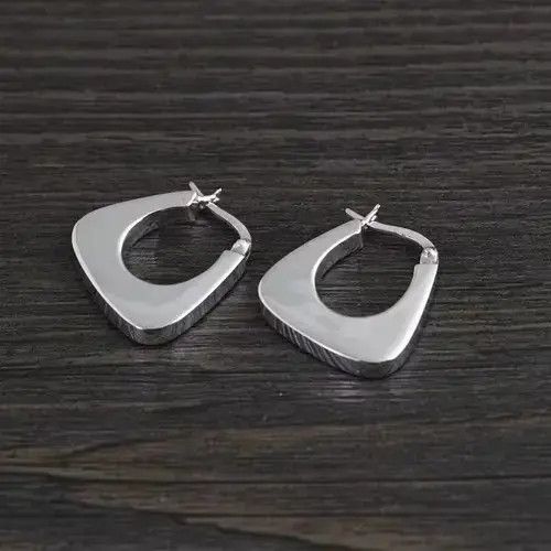 Diamond Earrings x Jewelry S925 Pure Silver Earrings And Tremella Nails, Men's