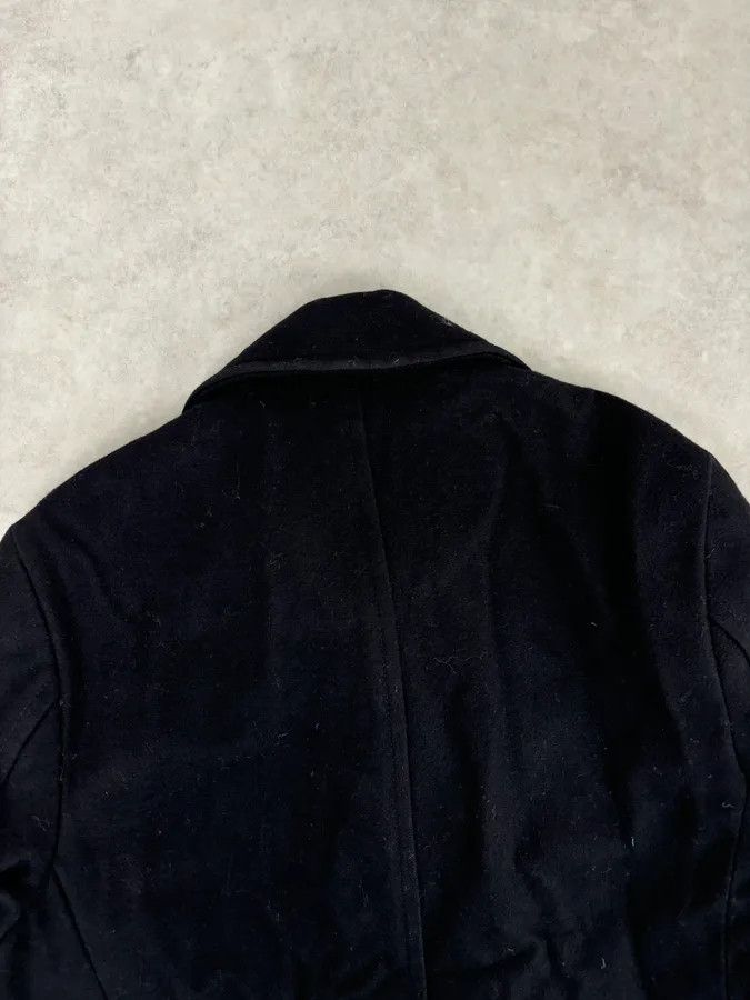 Dolce & Gabbana AW2006 Dolce & Gabbana Black Double-Breasted Buttoned Officer Wool Coat Size US M / EU 48-50 / 2 - 6 Thumbnail