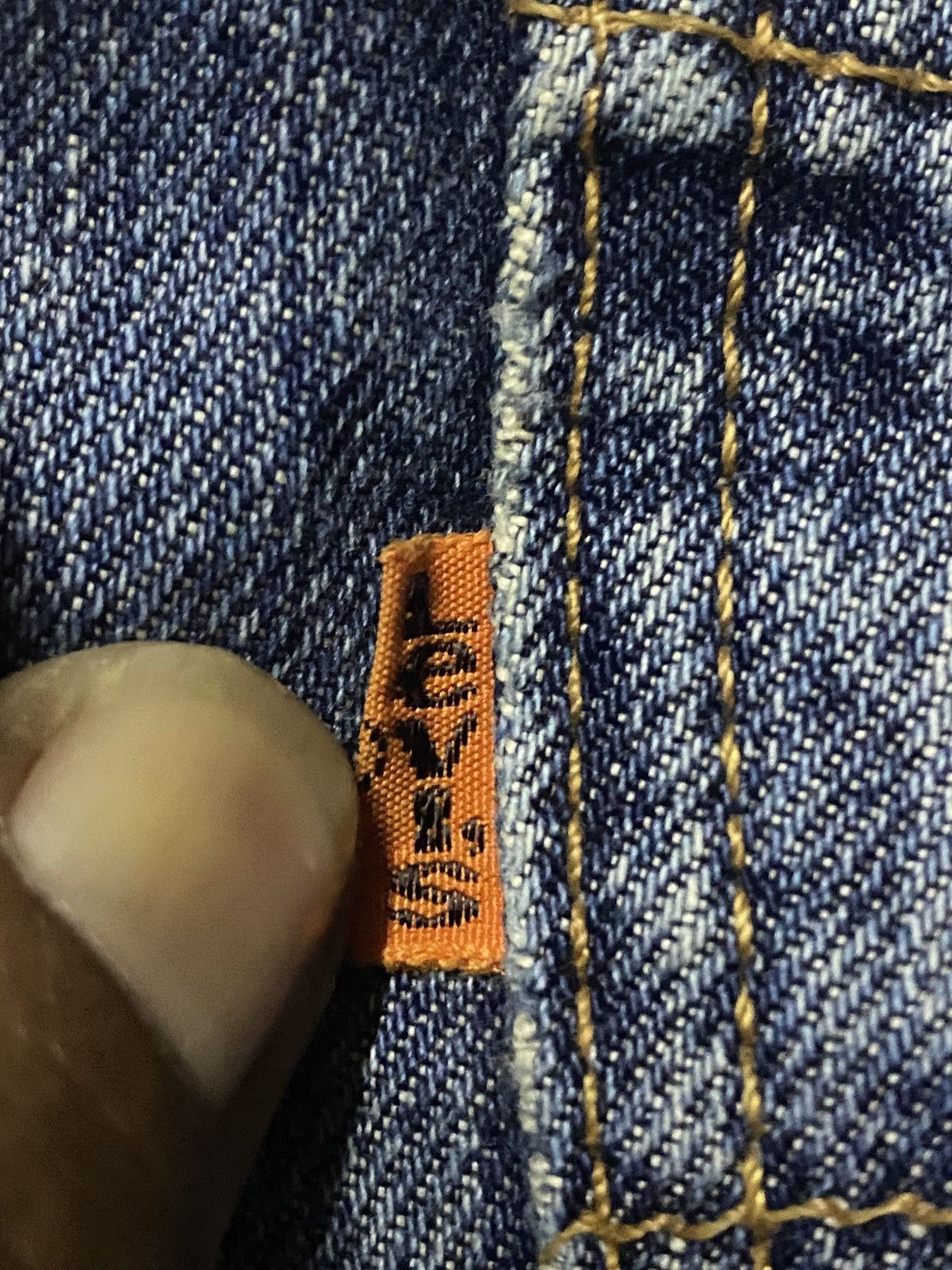Levi's Vintage Levis 607 Orange Tab Jeans Size US 32 / EU 48 - 10 Thumbnail