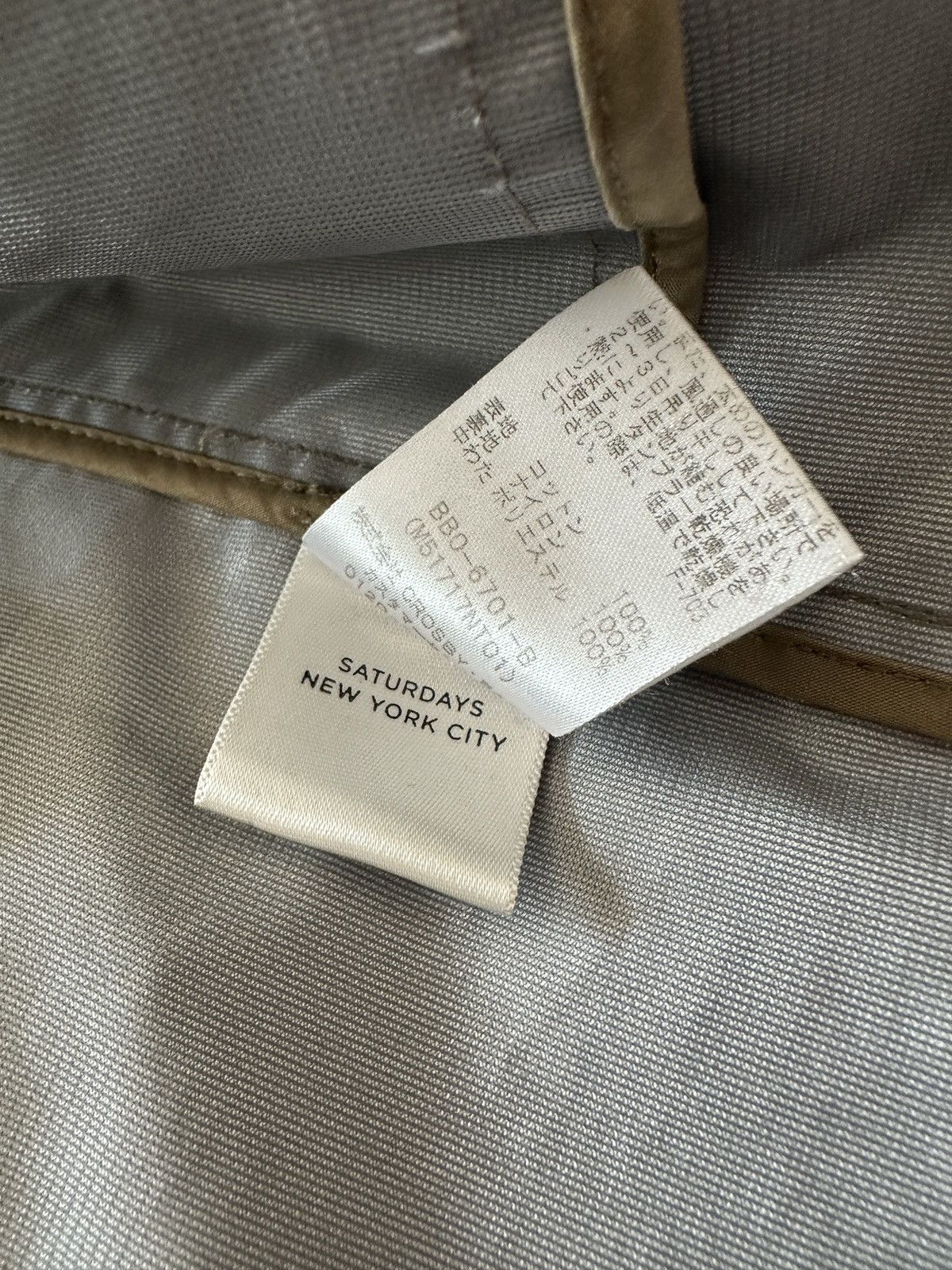 Saturdays NYC Saturdays NYC Nathan – Removable Primaloft Liner – Size M Size US M / EU 48-50 / 2 - 13 Thumbnail