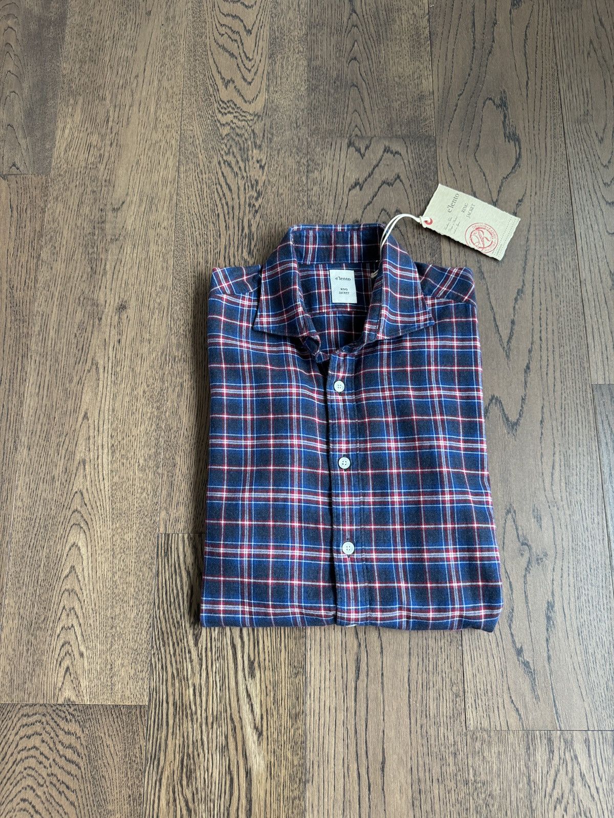 Ring Jacket Elento by Ring Jacket Japan Made Mens Cotton Check Shirt Size US S / EU 44-46 / 1 - 4 Thumbnail