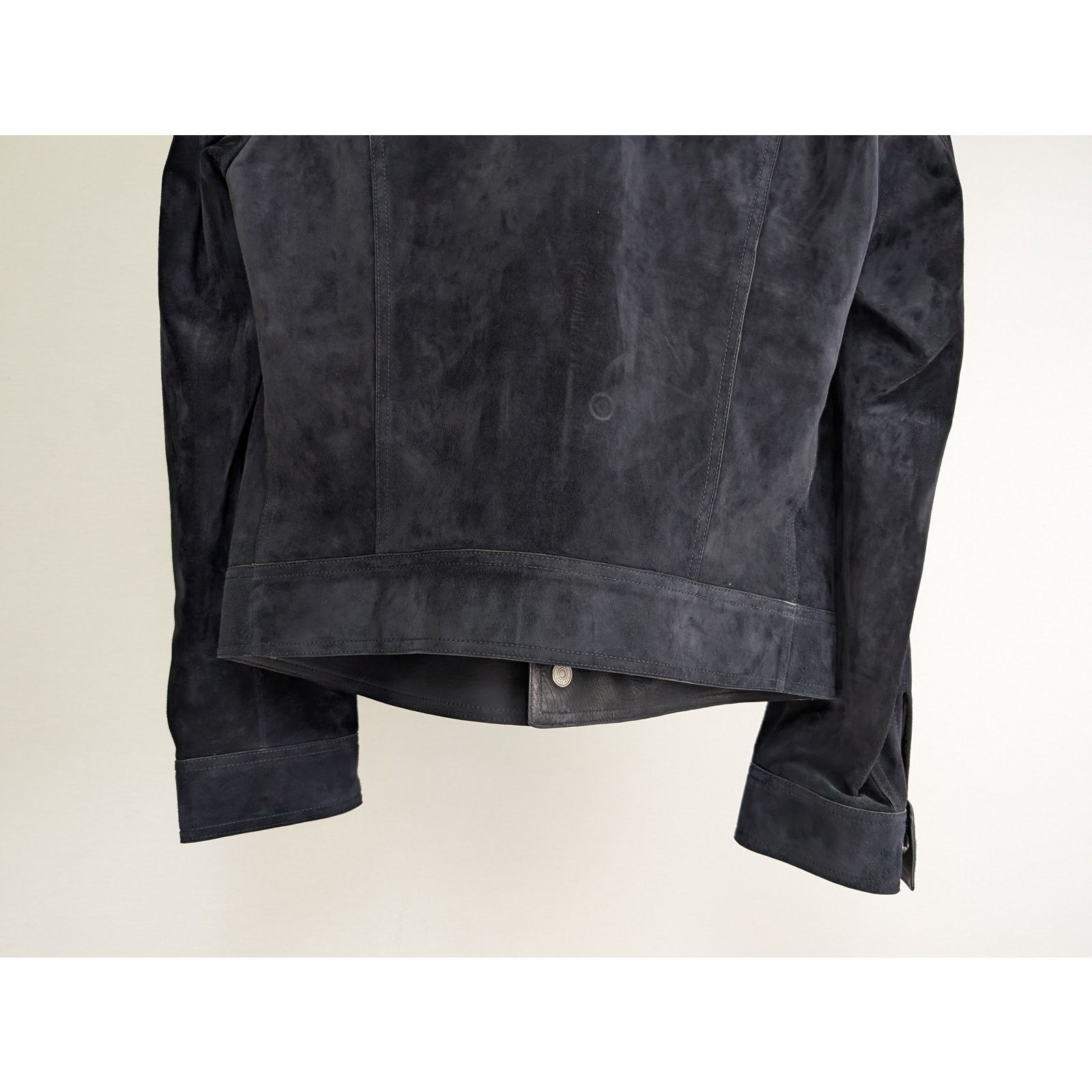 Tom Ford o1rshd1 Suede Button Jacket in Dark Navy Size US M / EU 48-50 / 2 - 12 Thumbnail