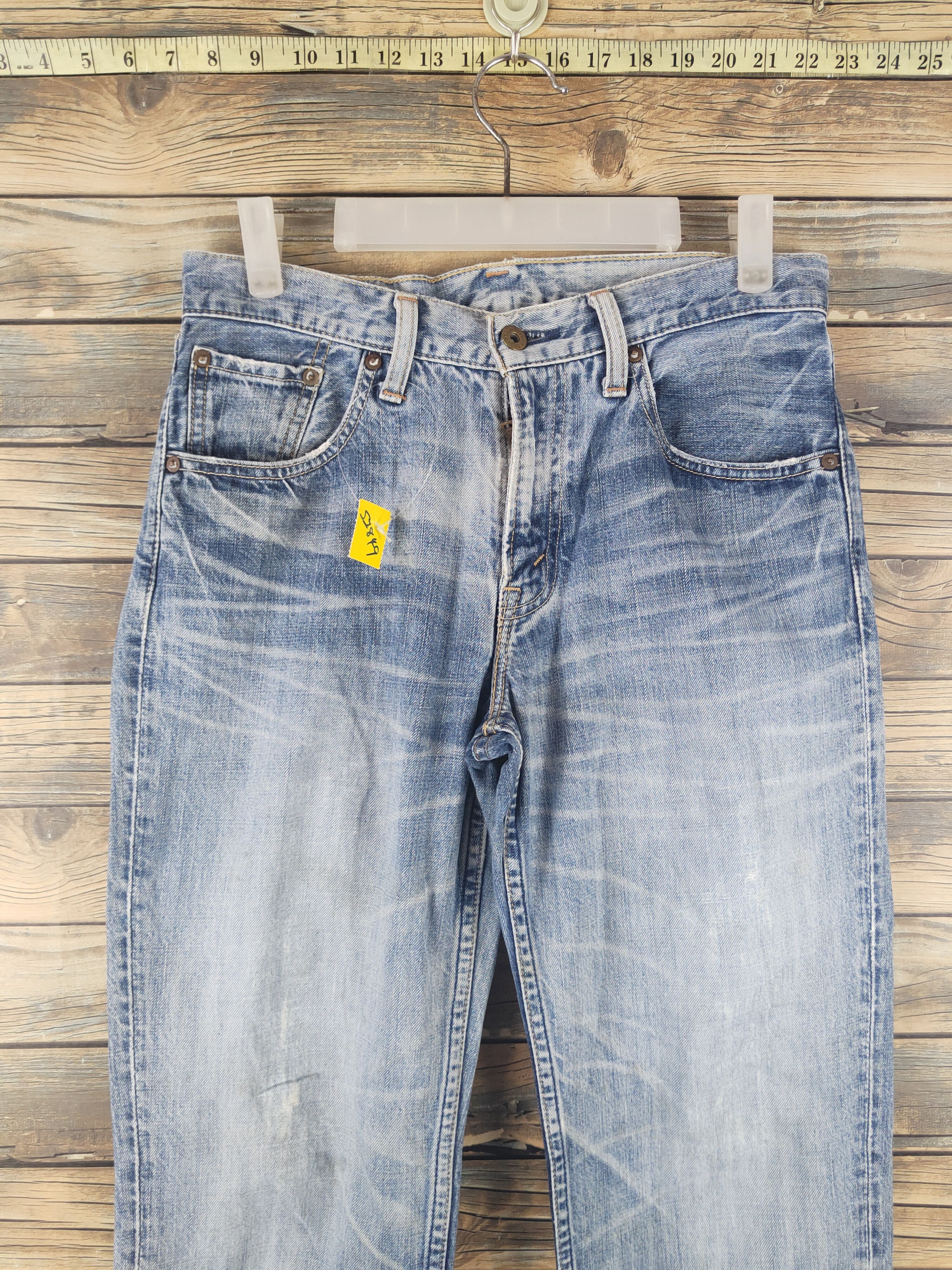 Levi's 502 Levi's Blue Distressed Ripped Jeans #S2849 Size US 30 / EU 46 - 2 Thumbnail