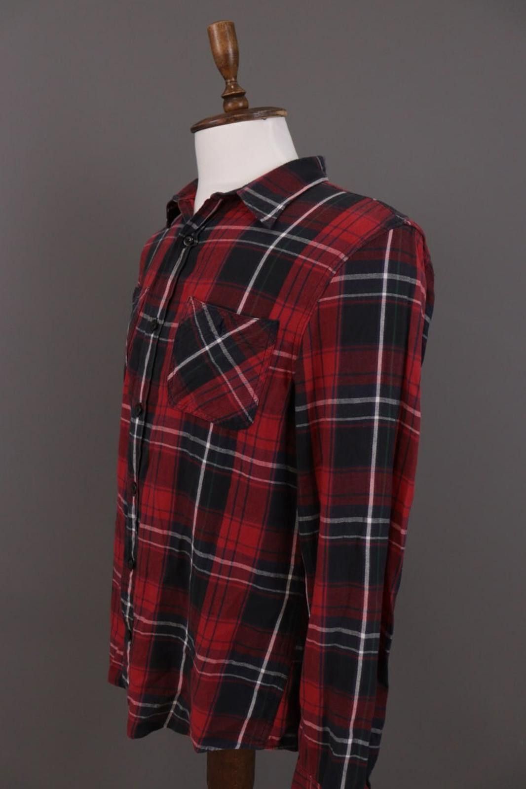 Denim & Supply Ralph Lauren Denim & Supply Ralph Lauren Red Flannel Overshirt Shirt Sz L Size US L / EU 52-54 / 3 - 5 Thumbnail