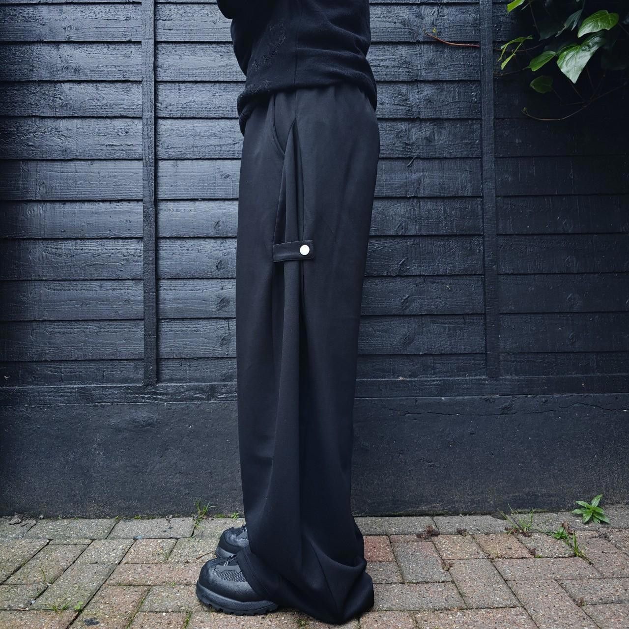 Other Black Technical Wide Leg Joggers Size US 32 / EU 48 - 3 Thumbnail