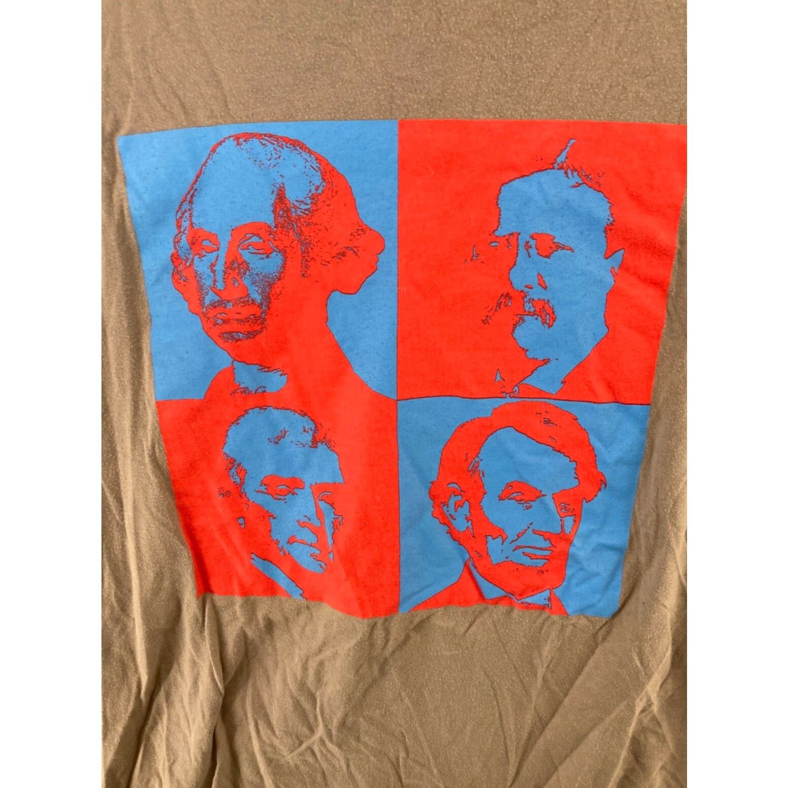 Vintage VINTAGE Grunt Style Patriotic T-Shirt Men 2XL Crew Neck Grey Cotton Blend All Seasons Size US XXL / EU 58 / 5 - 4 Thumbnail