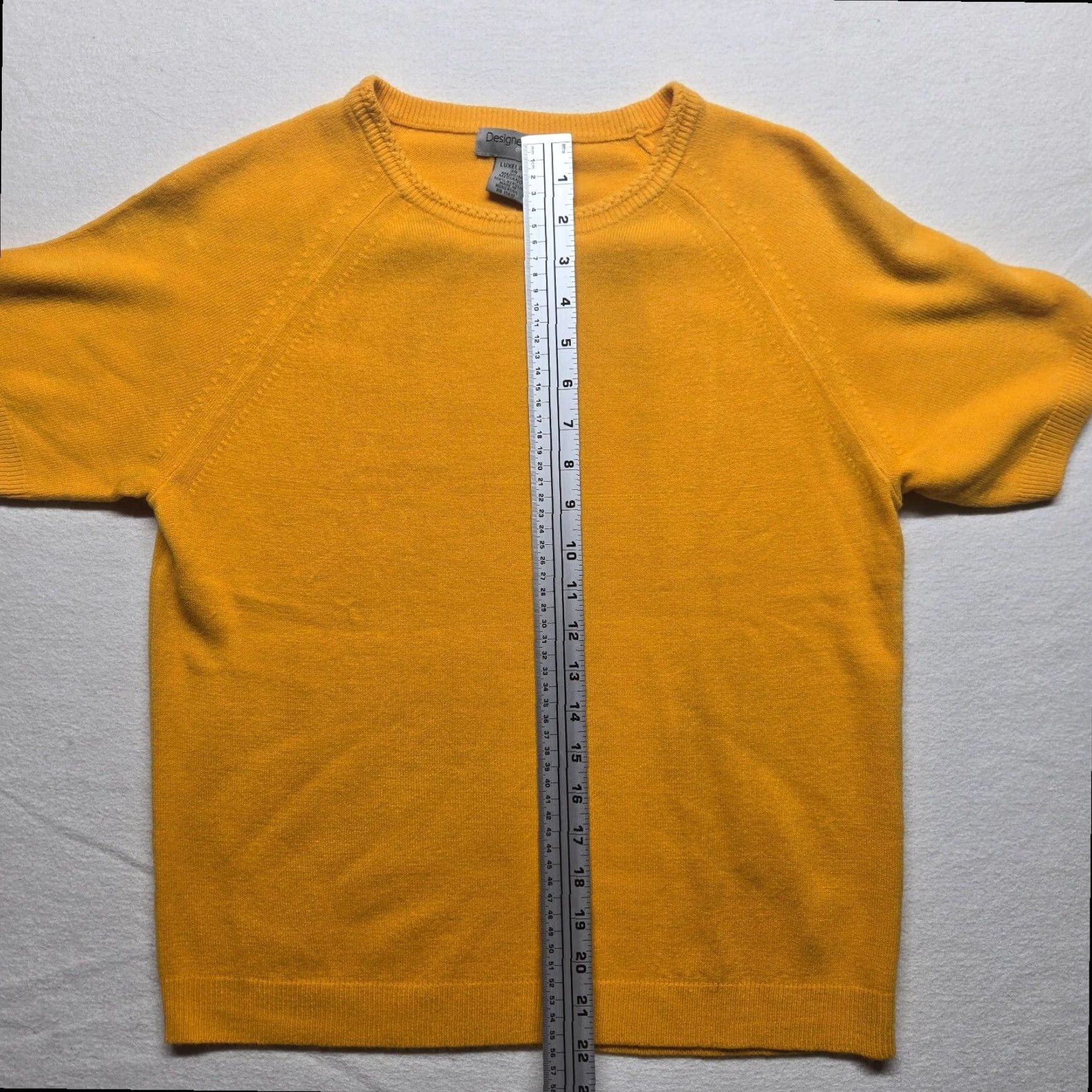 Vintage VINTAGE Moda Orange Short Sleeve Sweater Adult Women's Medium Acrylic Cotton Knit Size XS / US 0-2 / IT 36-38 - 5 Thumbnail