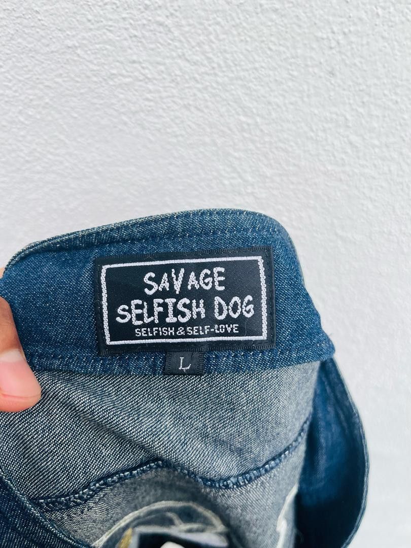 Japanese Brand Vintage Savege Selfish Dog Japanese Designer Fashion Style Size US M / EU 48-50 / 2 - 9 Thumbnail