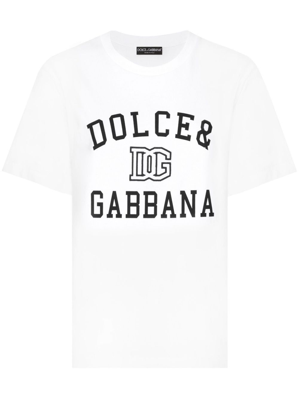 Dolce & Gabbana LOGO COTTON T-SHIRT Size S / US 4 / IT 40 - 1 Thumbnail