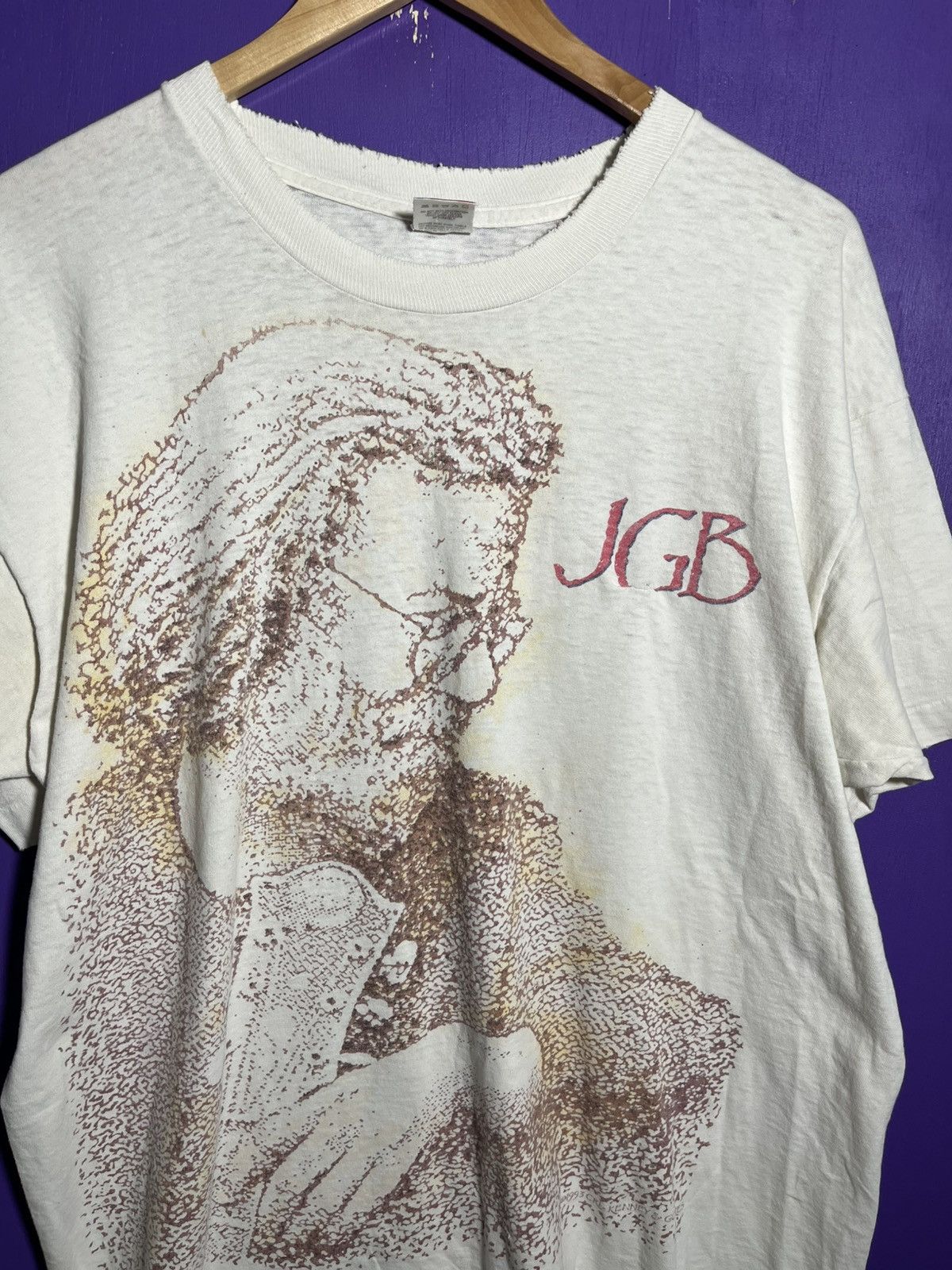Vintage 1993 Jerry Garcia band Jerry art t-shirt