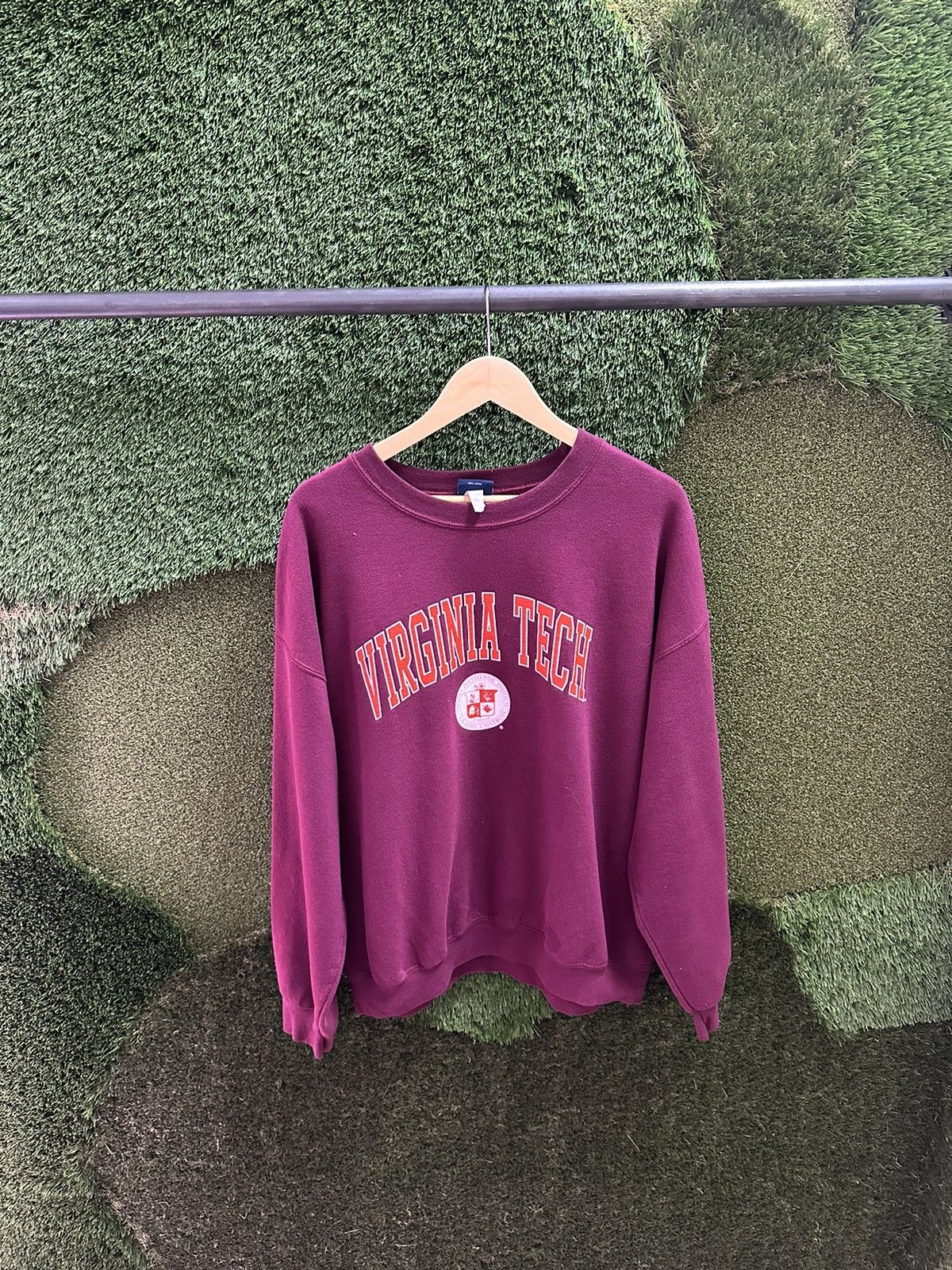 NCAA Vintage NCAA Virginia Tech Collegiate Spellout Crewneck Size US XL / EU 56 / 4 - 1 Thumbnail
