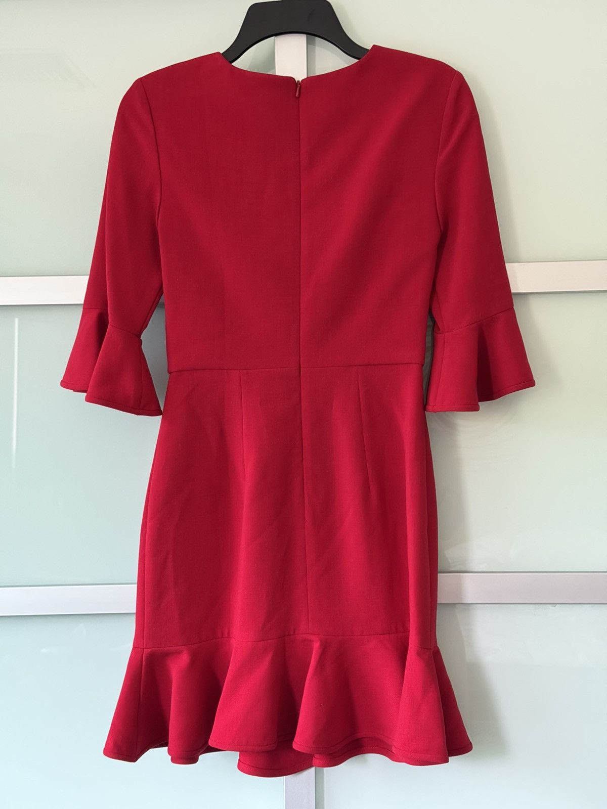 Black Halo Black Halo Red “Bonfire” Dress Size XS / US 0-2 / IT 36-38 - 2 Thumbnail