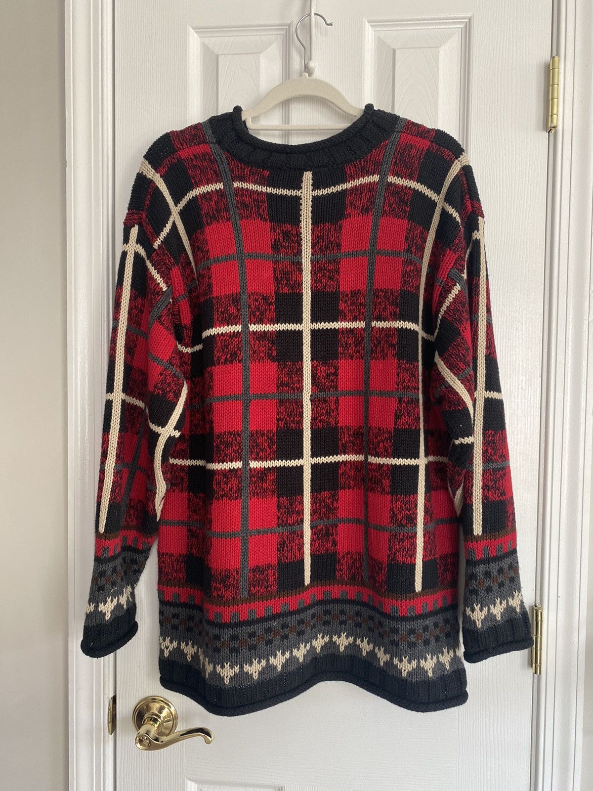 Other METROPOLITAN NEW YORK 10001 THICK KNIT PULLOVER SWEATER Size L / US 10 / IT 46 - 6 Thumbnail