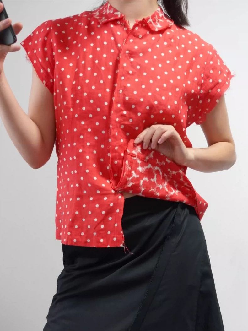 Comme des Garcons Comme Des Garcons Red polka dot shirt 2503-Nextarrow Size M / US 6-8 / IT 42-44 - 3 Thumbnail