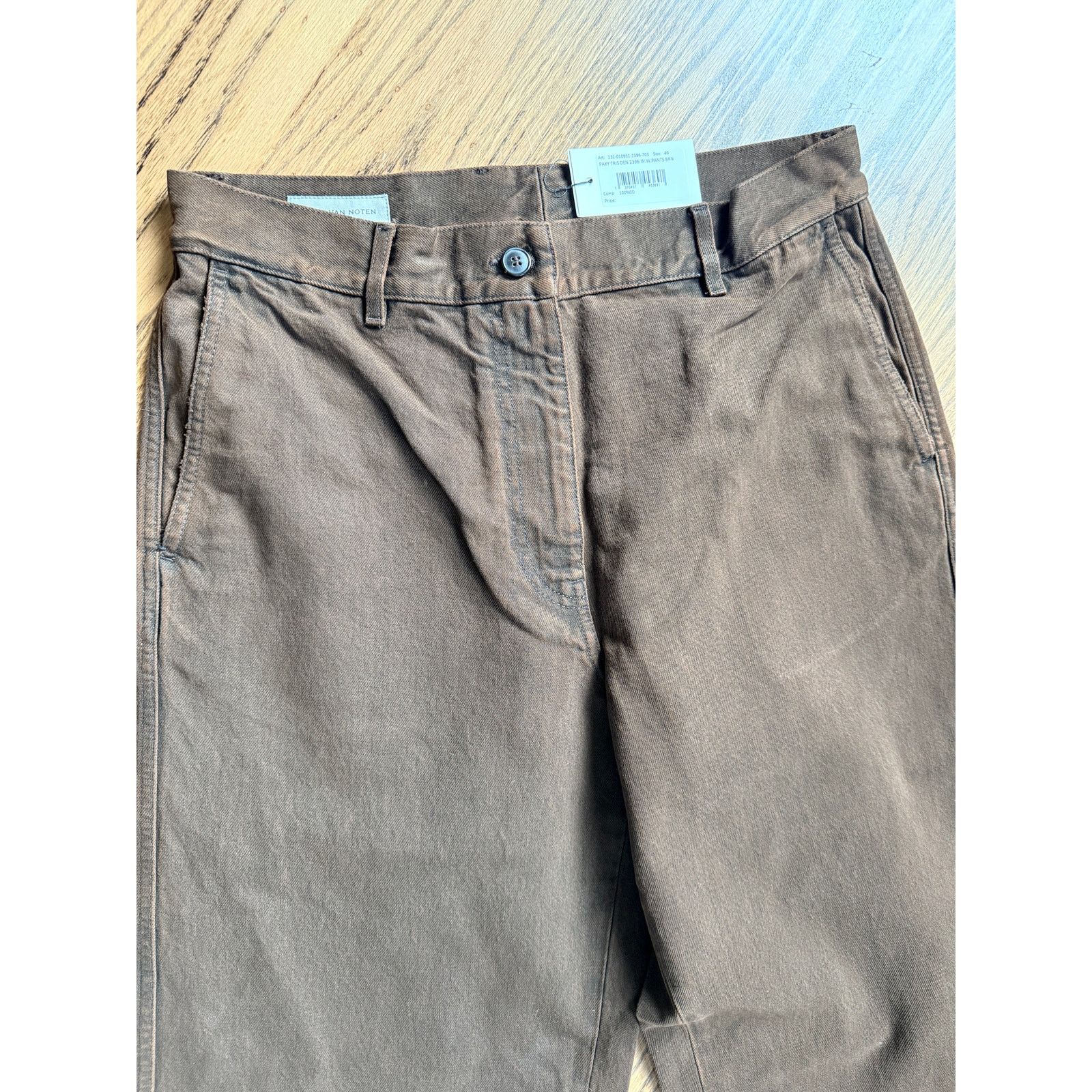 Dries Van Noten Dries Van Noten Paxy Canvas Pants Brown IT 40 US 4 NWT Size 27" / US 4 / IT 40 - 4 Thumbnail
