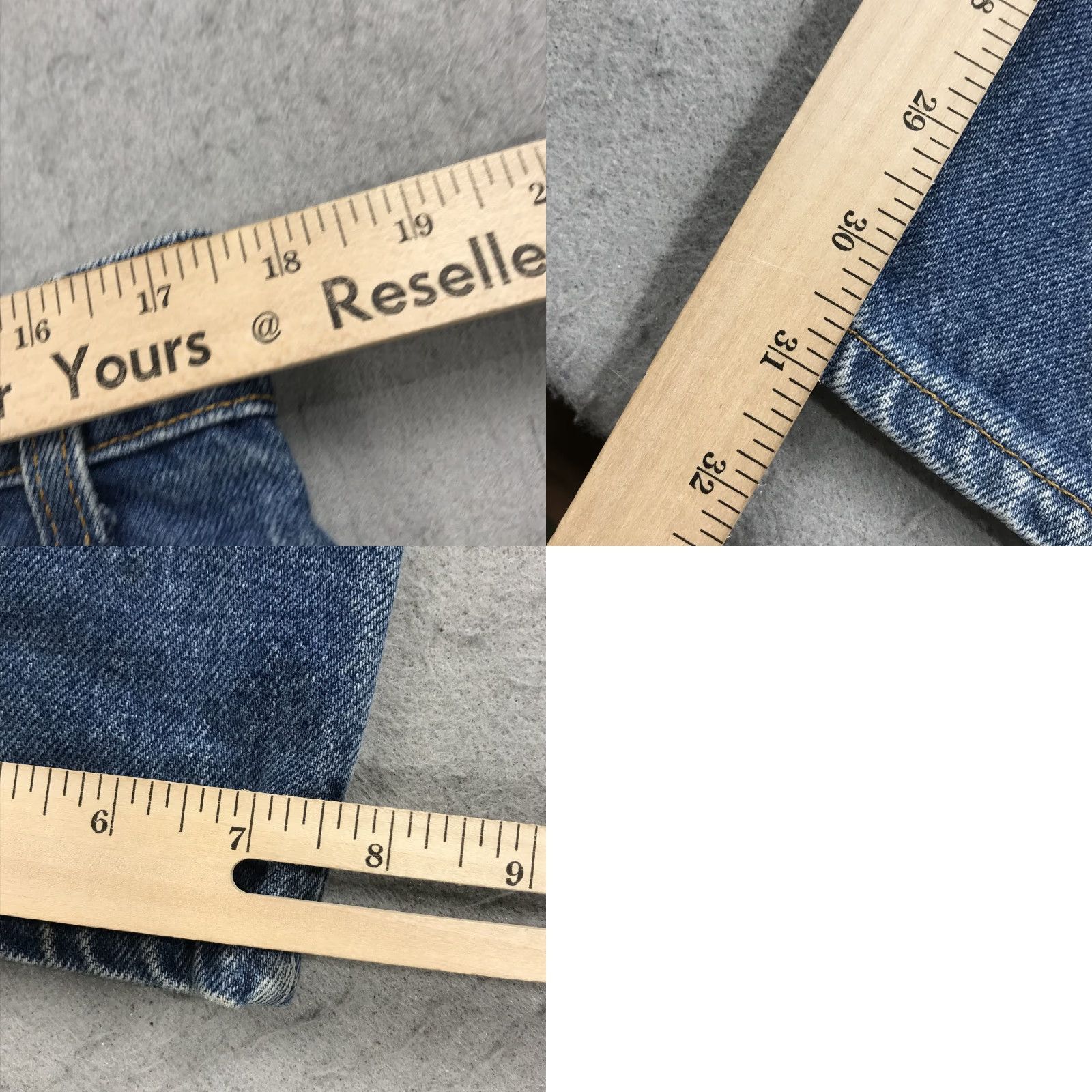 Levi's VINTAGE Levi's 505 Jeans Mens 36x32 Blue Regular Straight Denim Orange Tab Paint Jeans Mens 36x32 Blue Regular Straight Denim 80s 90s USA Men Size US 36 / EU 52 - 8 Thumbnail