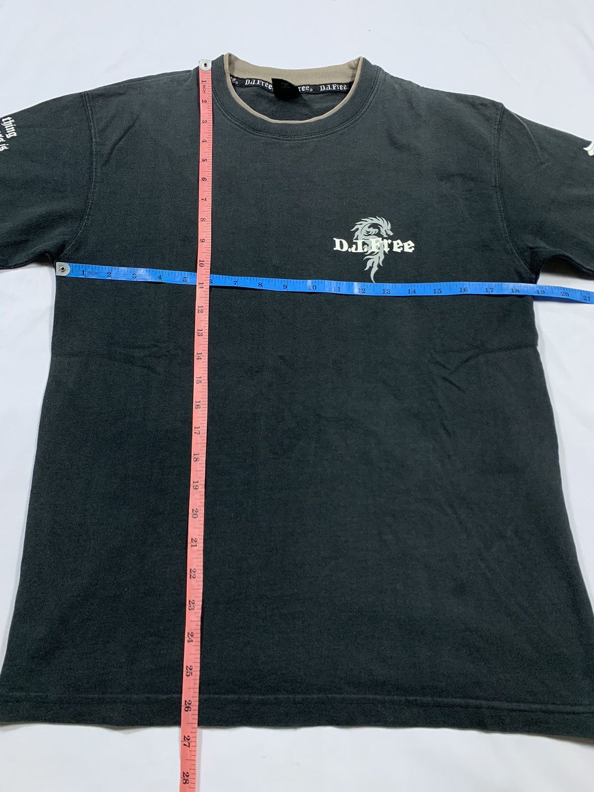 If Six Was Nine Japanese double layer Dragon Triball poem tee Size US M / EU 48-50 / 2 - 6 Thumbnail