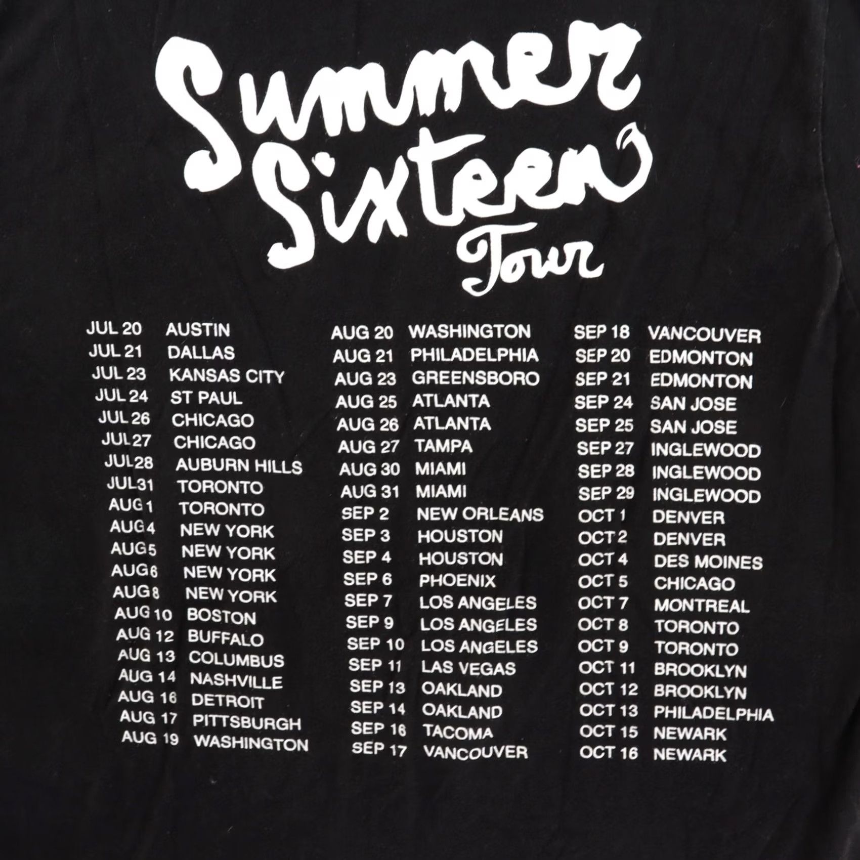 3sixteen Freebandz Future Drake Tour T-Shirt Mens Medium Black Short Sleeve Music 2010s Size US M / EU 48-50 / 2 - 3 Thumbnail